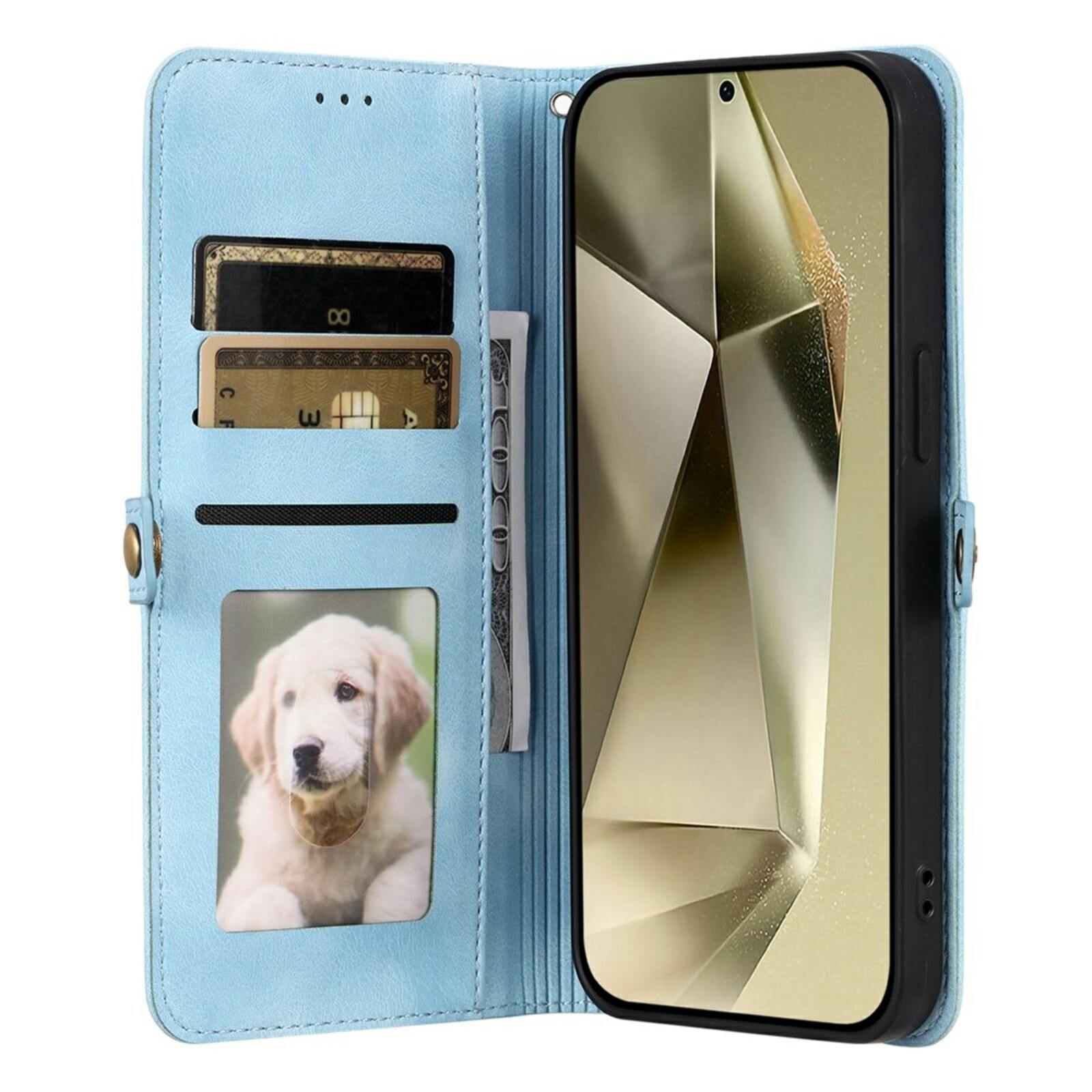 Comfycase Samsung Galaxy S26 FE Mandala Wallet Blauw