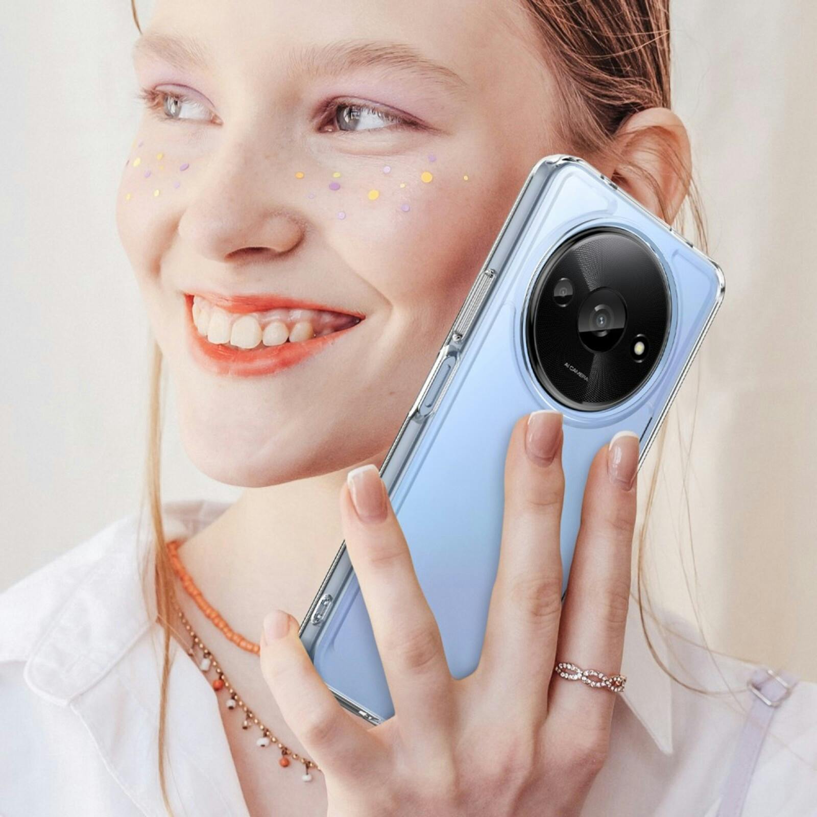 Mocaa Redmi A3 Beschermhoesje Transparant