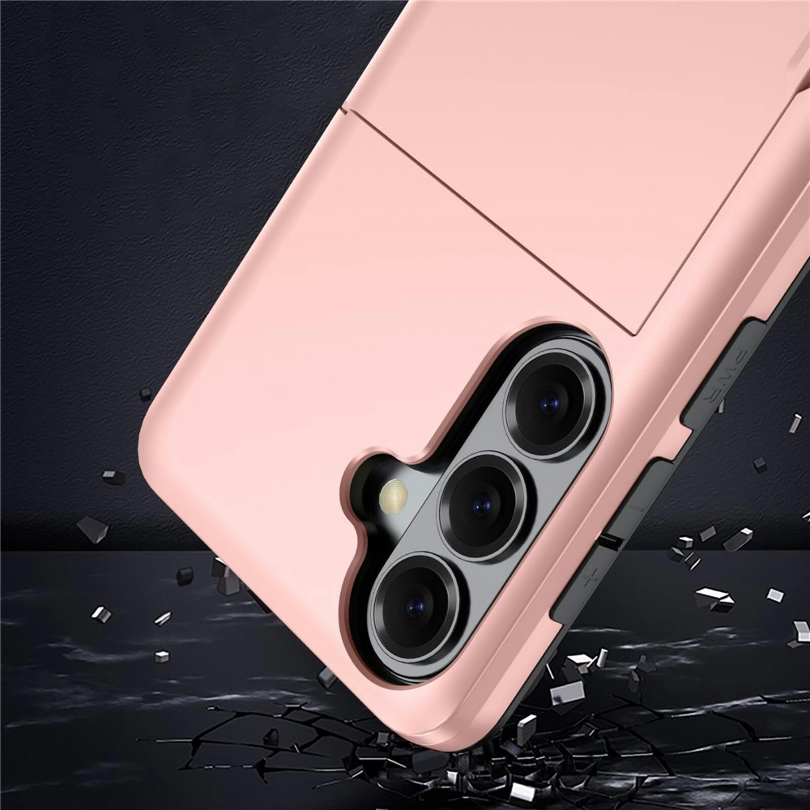 Amorus Samsung Galaxy A57 Hoesje met Pashouder Blauw