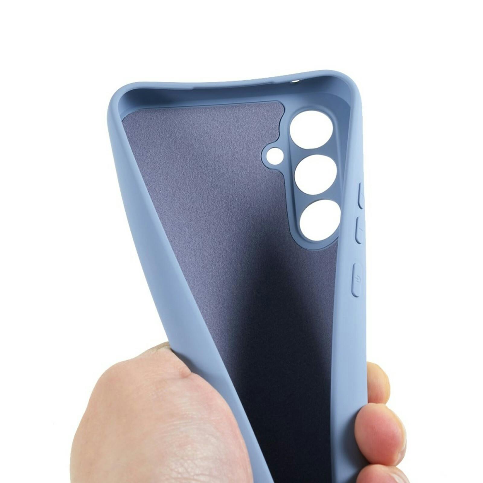 Mocaa Samsung Galaxy A54 Beschermhoesje Grijs