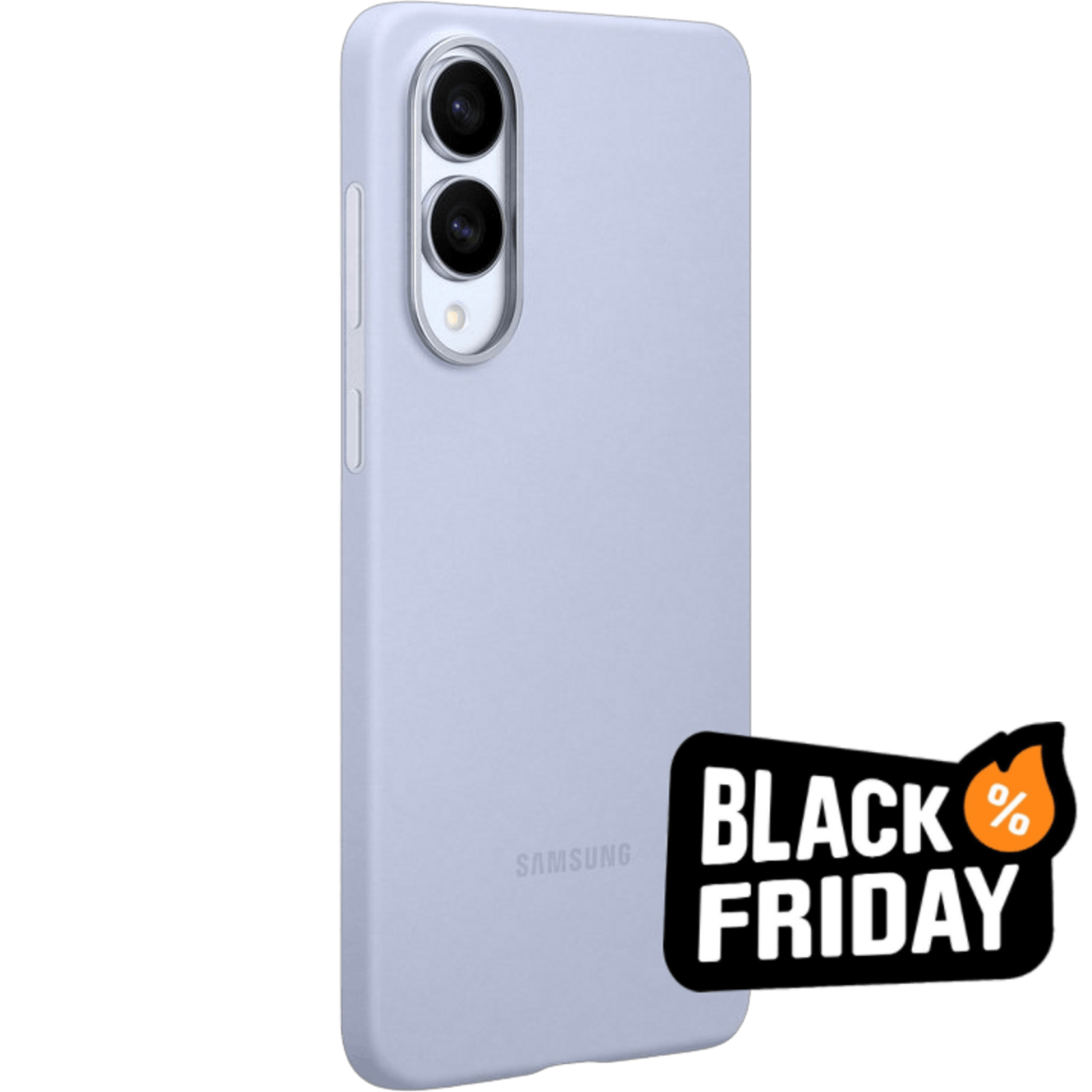 Samsung Galaxy S25 Edge Siliconen Hoesje Lichtblauw - Voorkant