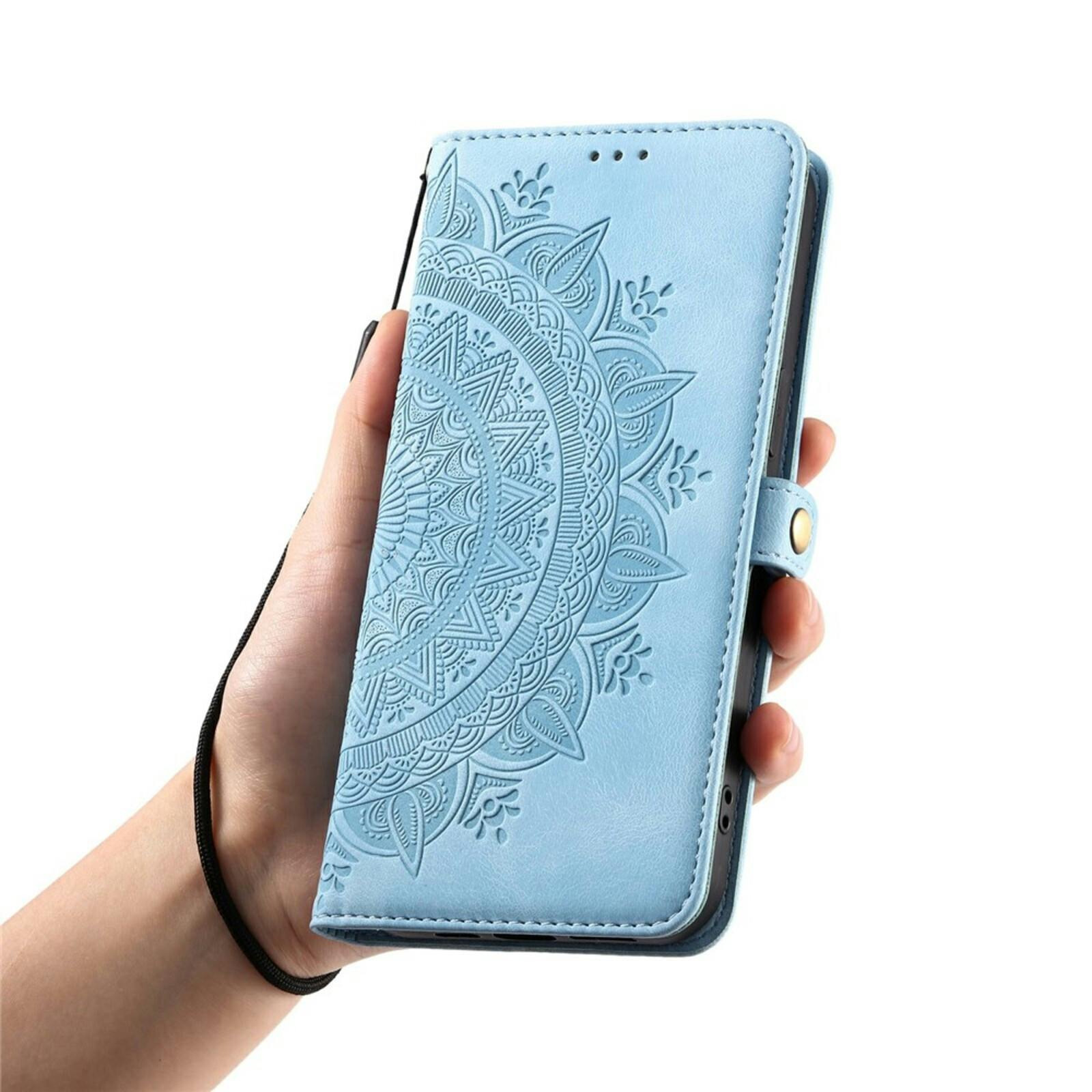 Comfycase Samsung Galaxy S26 FE Mandala Wallet Blauw