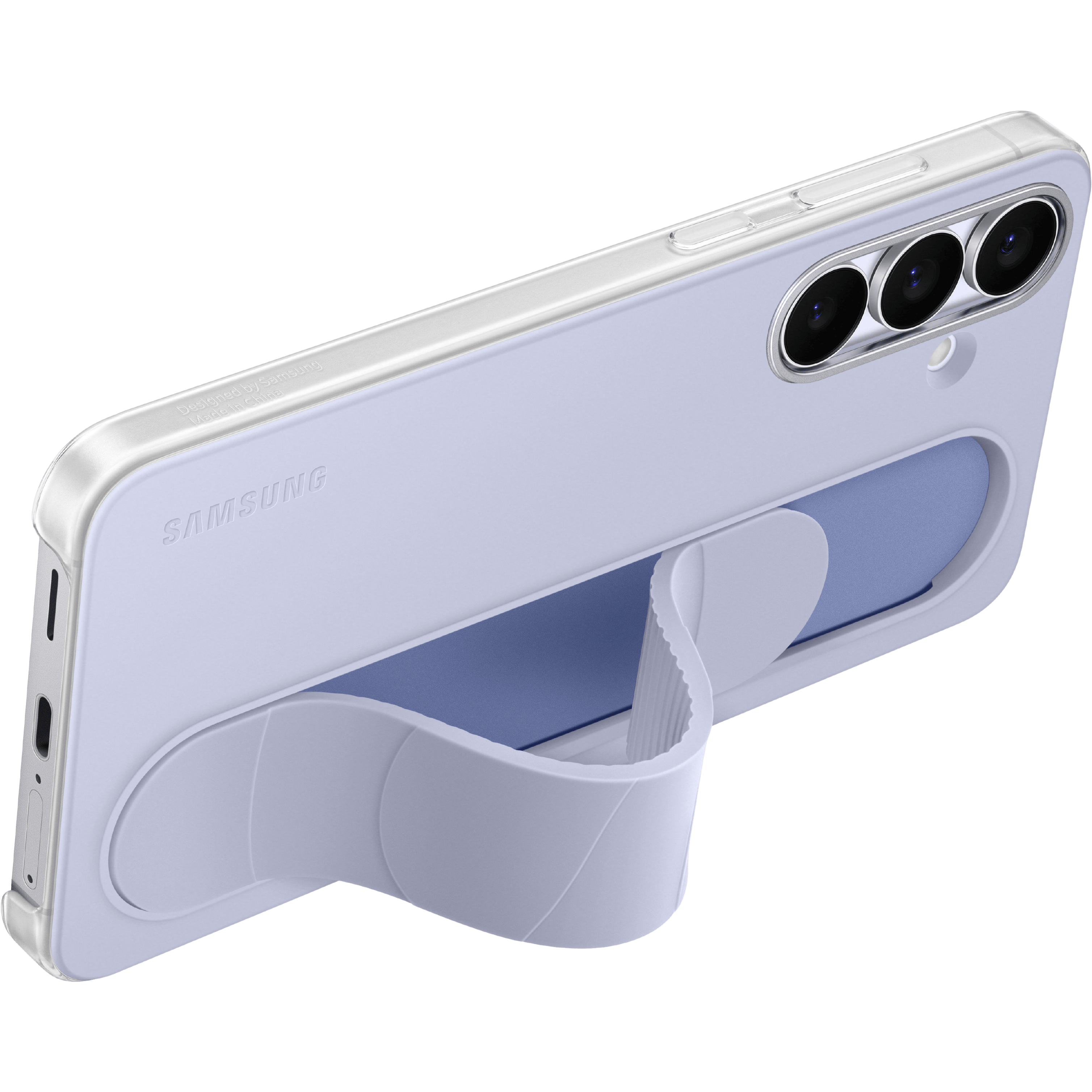 Samsung Galaxy S25 FE Standing Grip Case Lichtblauw