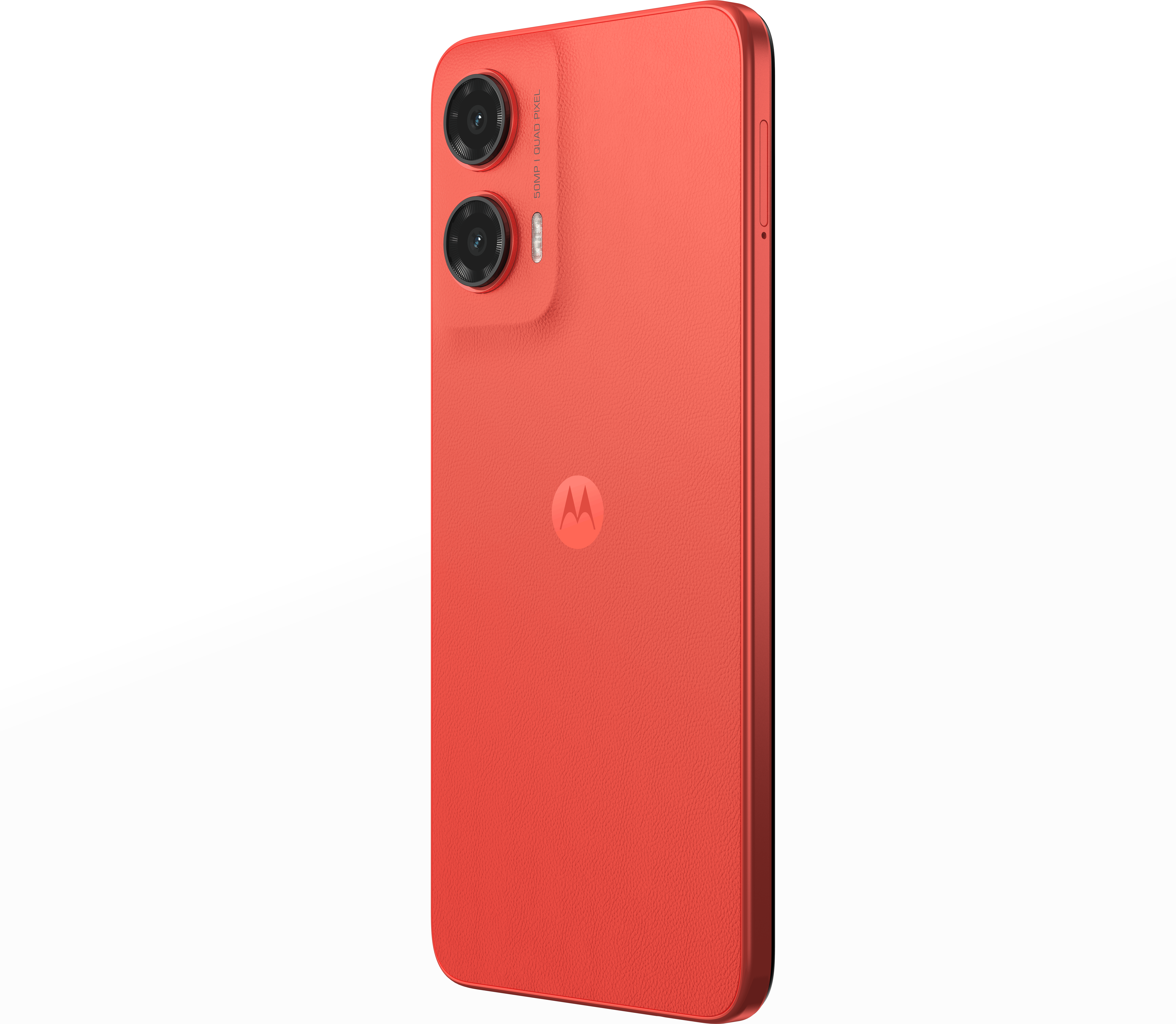 Motorola Moto G35 Guave Red - Aanzicht vanaf rechts