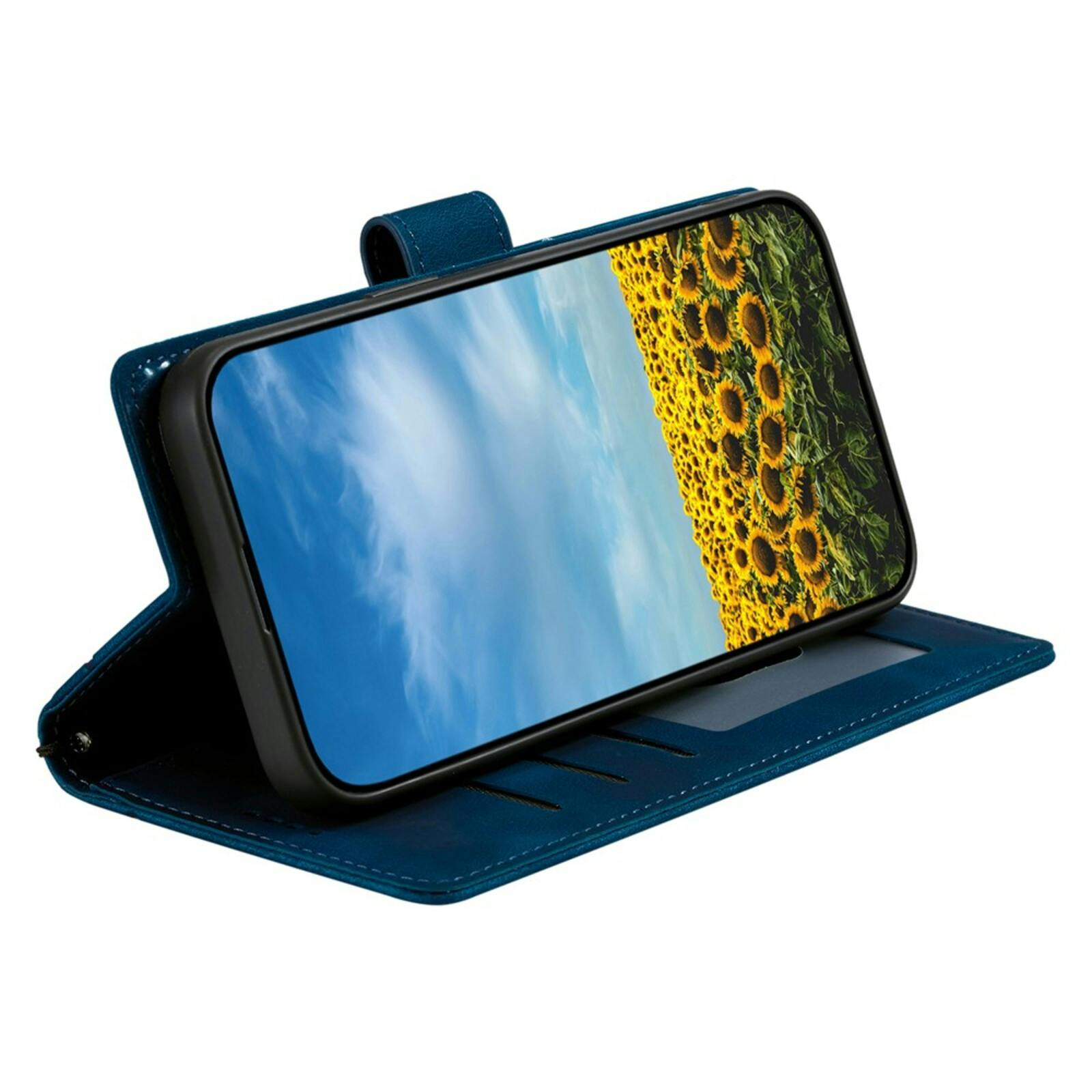 Comfycase Samsung Galaxy S26 Mandala Bookcase Blauw