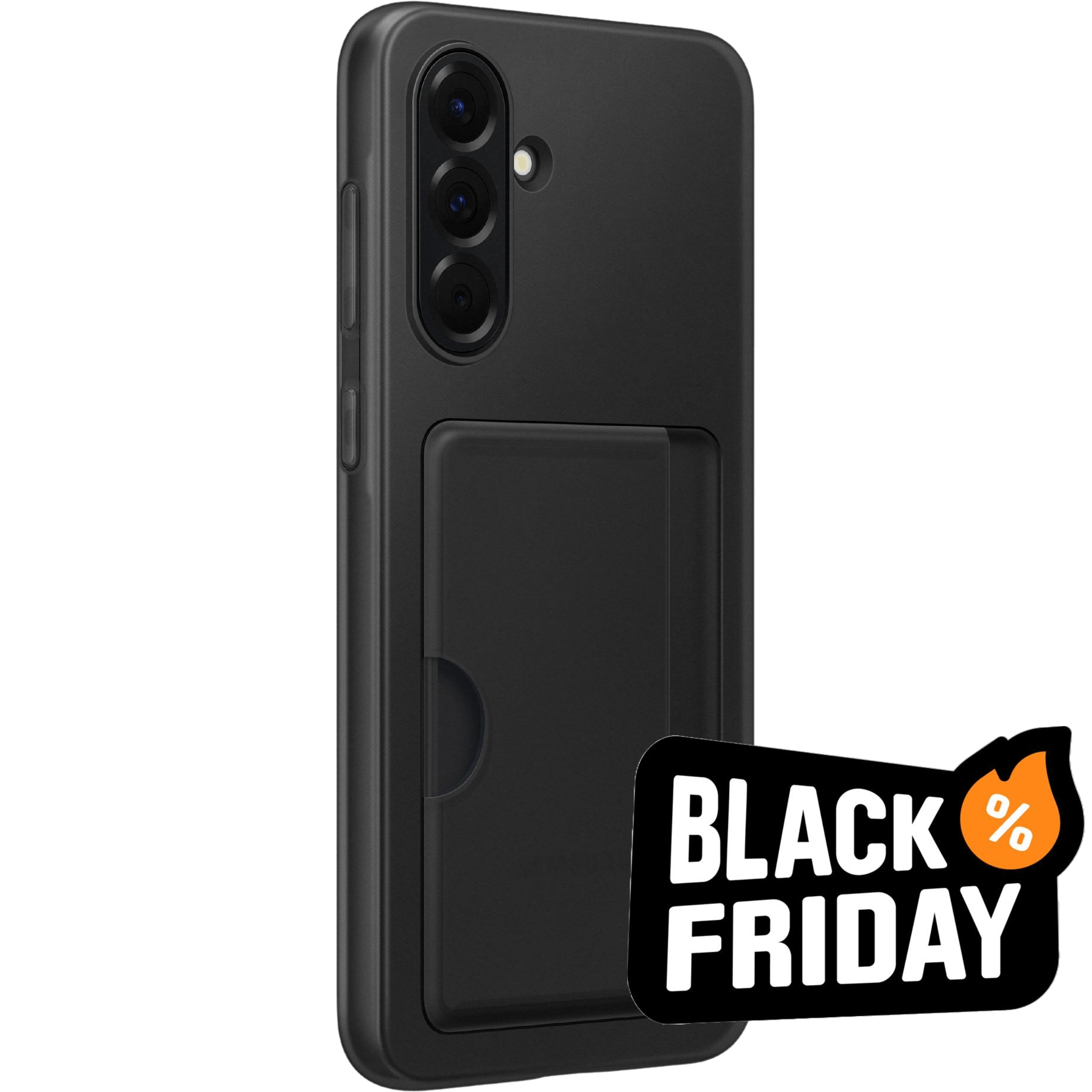 Samsung Galaxy A56 Card Slot Case Zwart