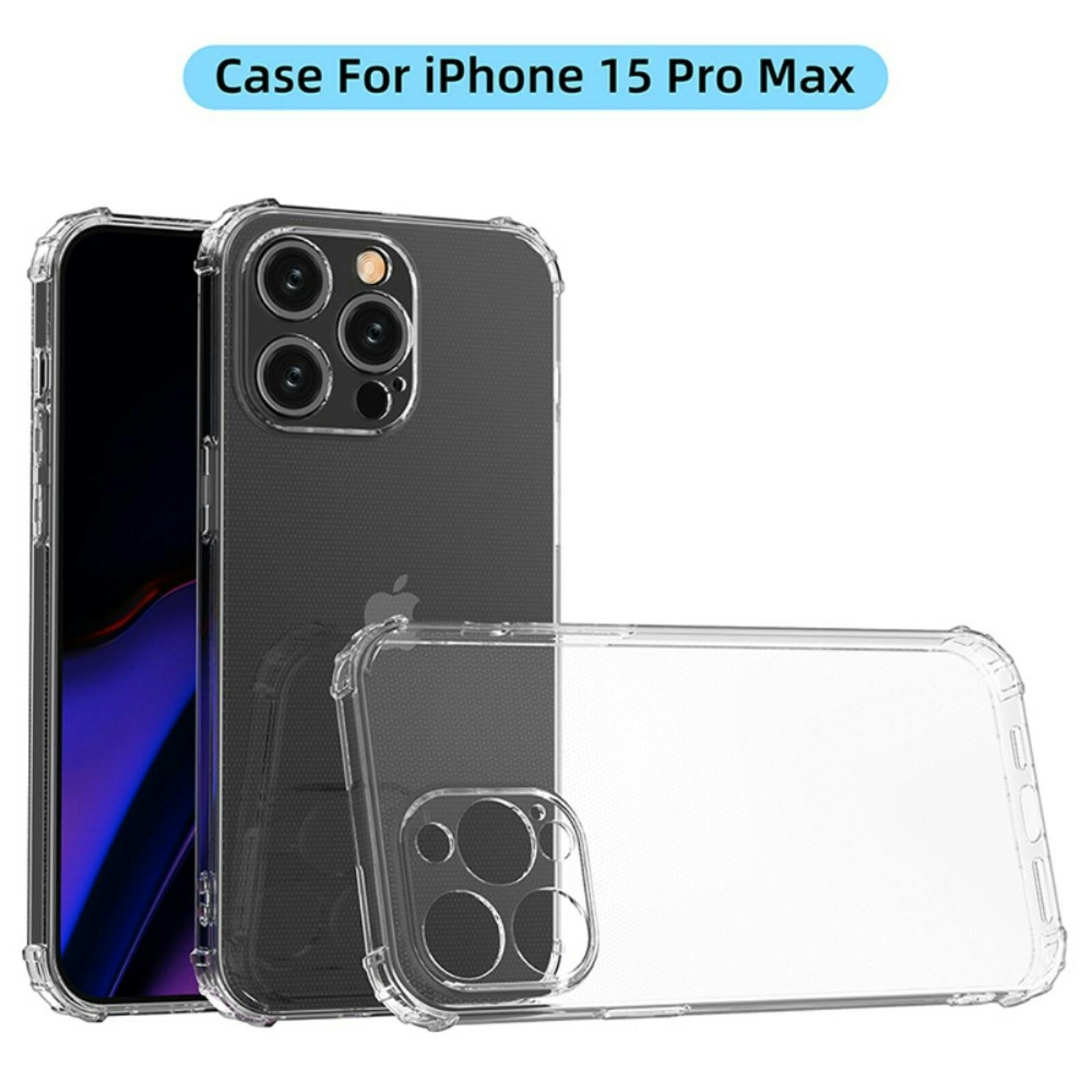 CaseBody Apple iPhone 15 Pro Max Shockproof Hoesje Transparant