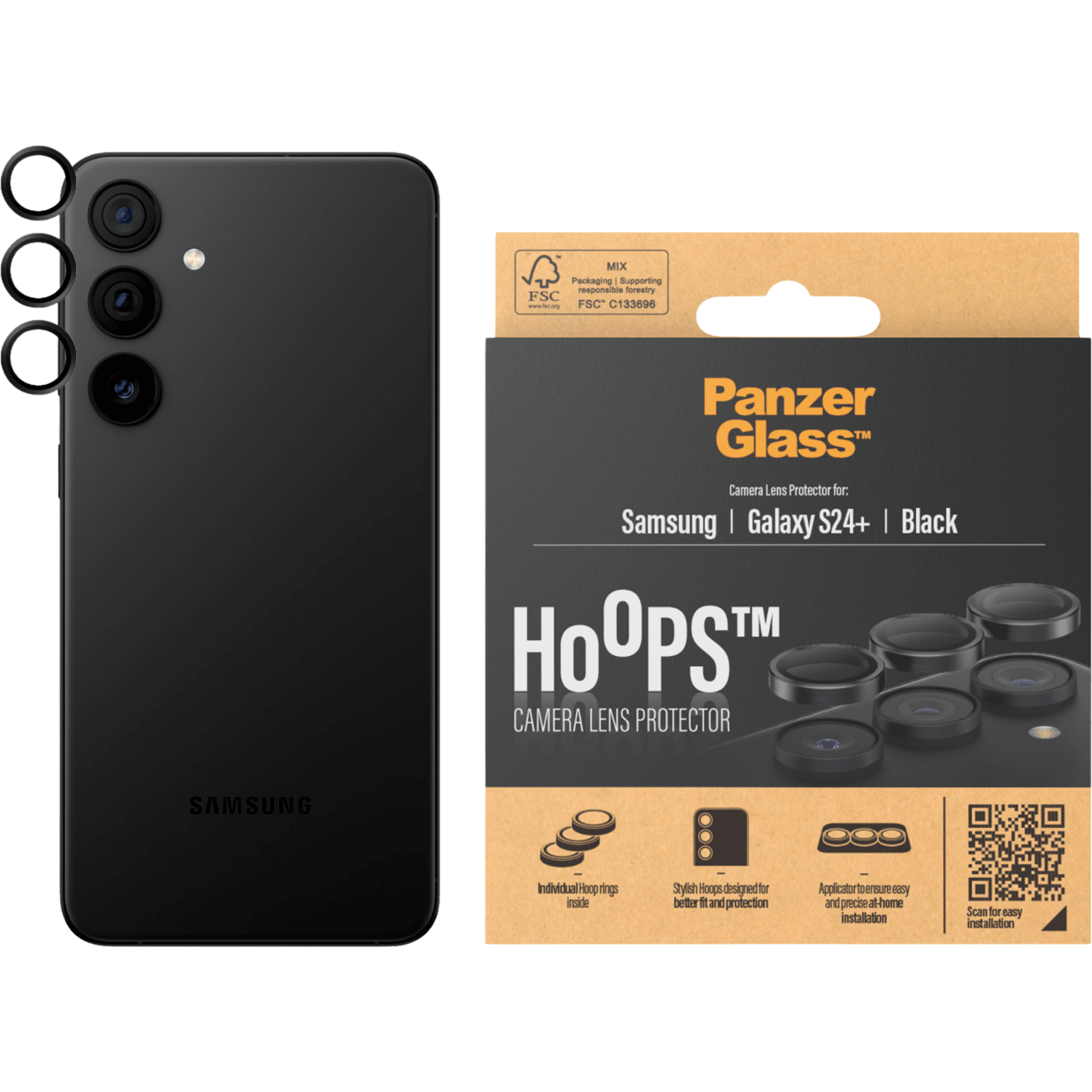 PanzerGlass Galaxy S24 Plus Ring Camera Protector