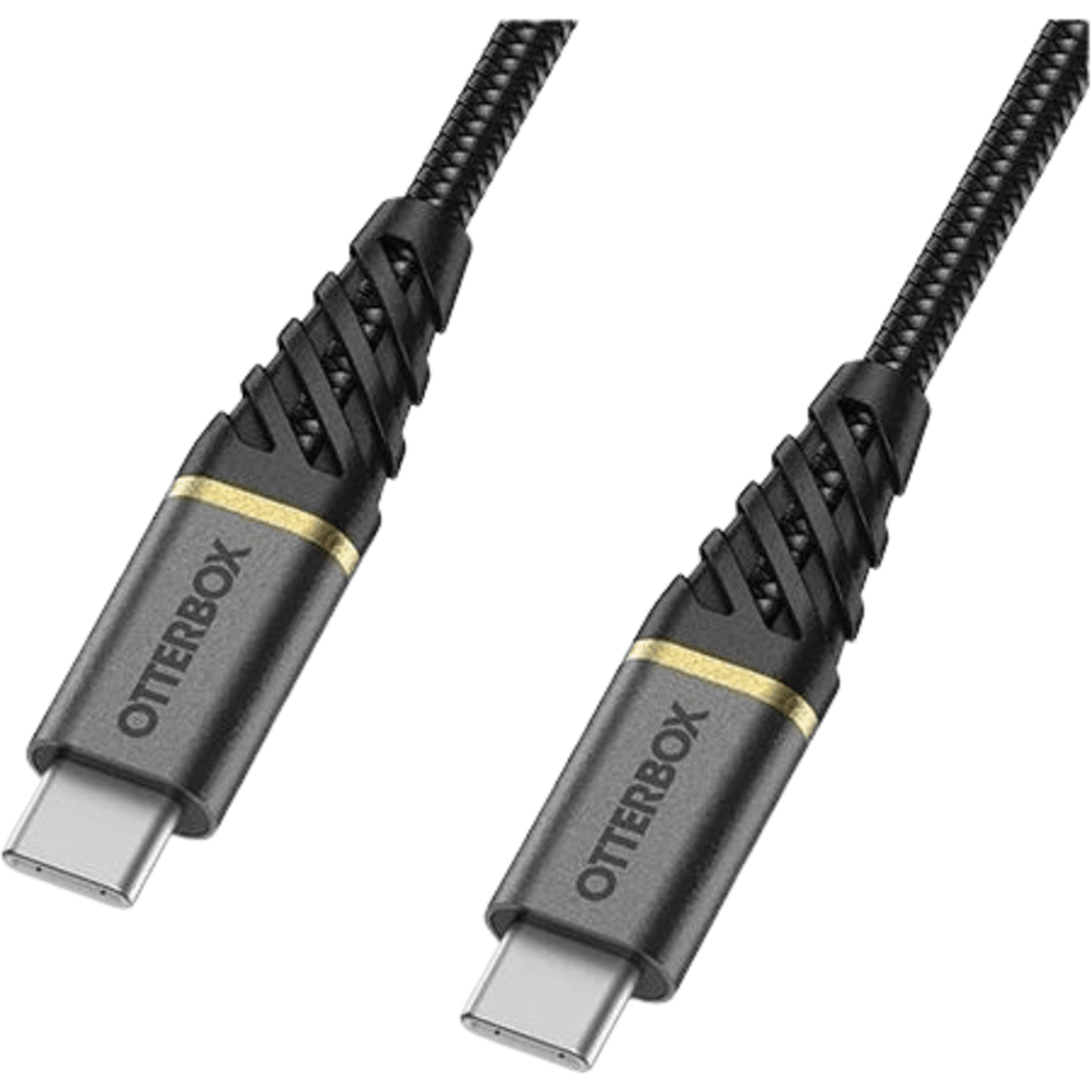 Otterbox USB-C naar USB-C Premium Gevlochten Kabel Black