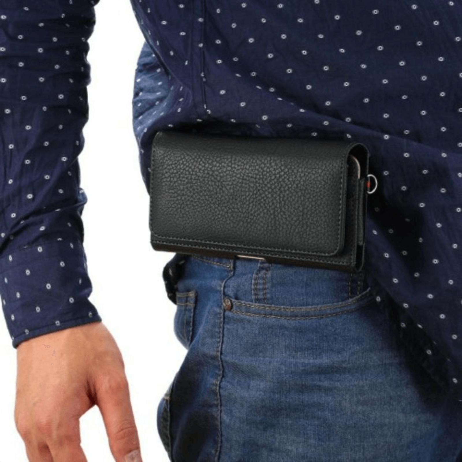 ShineColors Riem Hoesje Met Ruimte Voor Pasjes Zwart XL