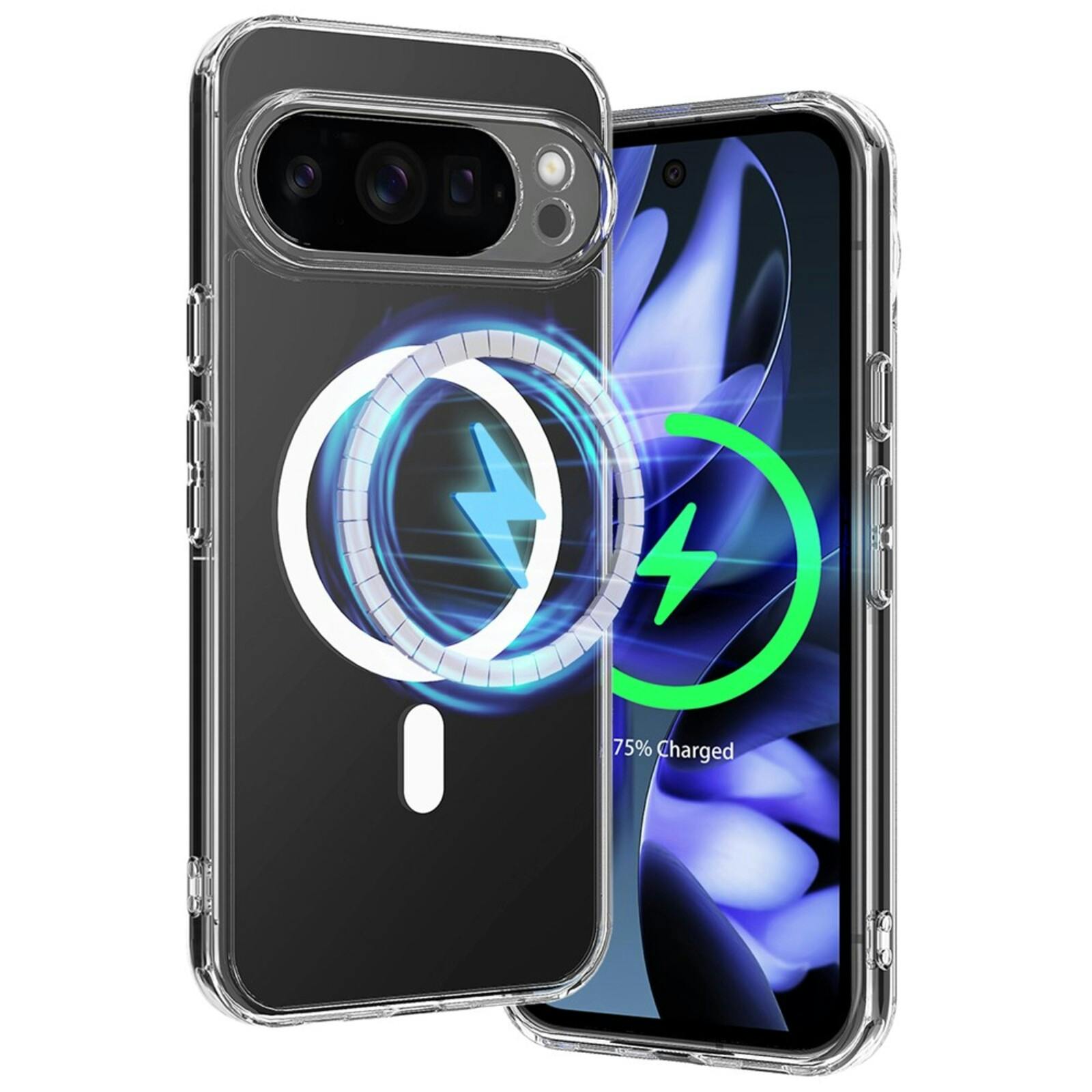 CaseBody Google Pixel 10 Pro XL MagSafe Airbag Hoesje Transparant