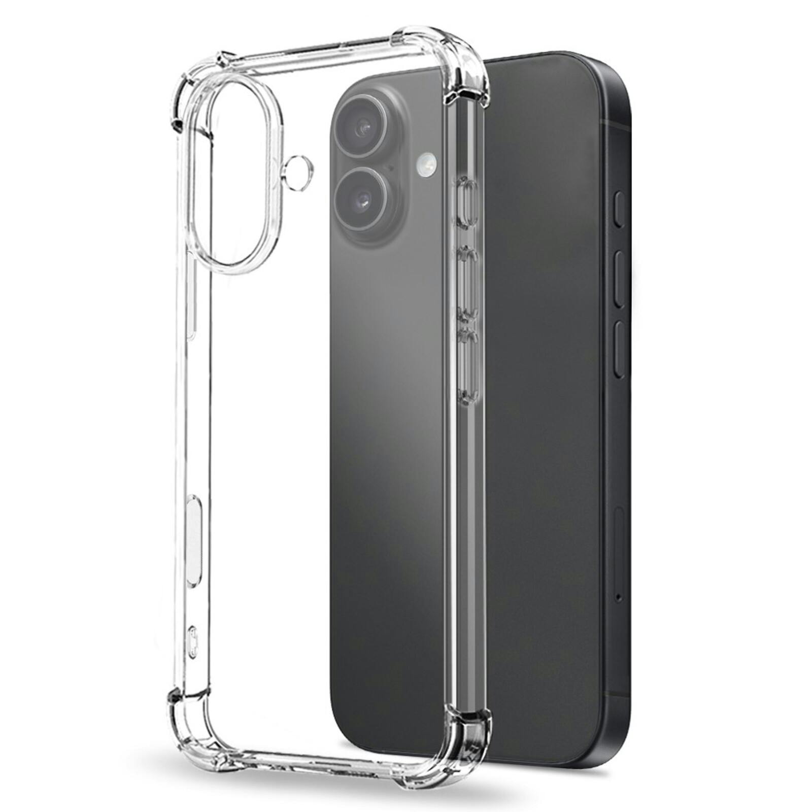 Northjo Apple iPhone 16 Plus Shockproof All-in-One Protection Transparant