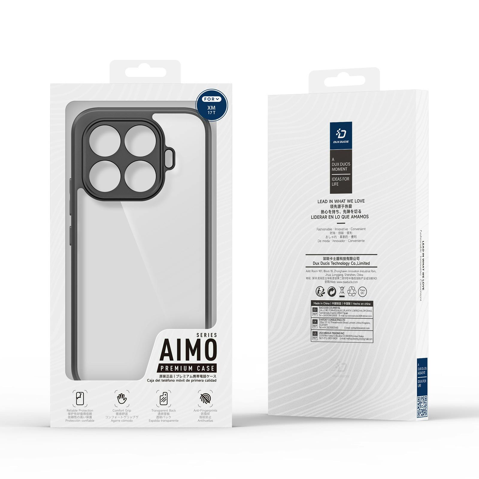 DUX DUCIS Xiaomi 17T Aimo Series Beschermhoesje Zwart