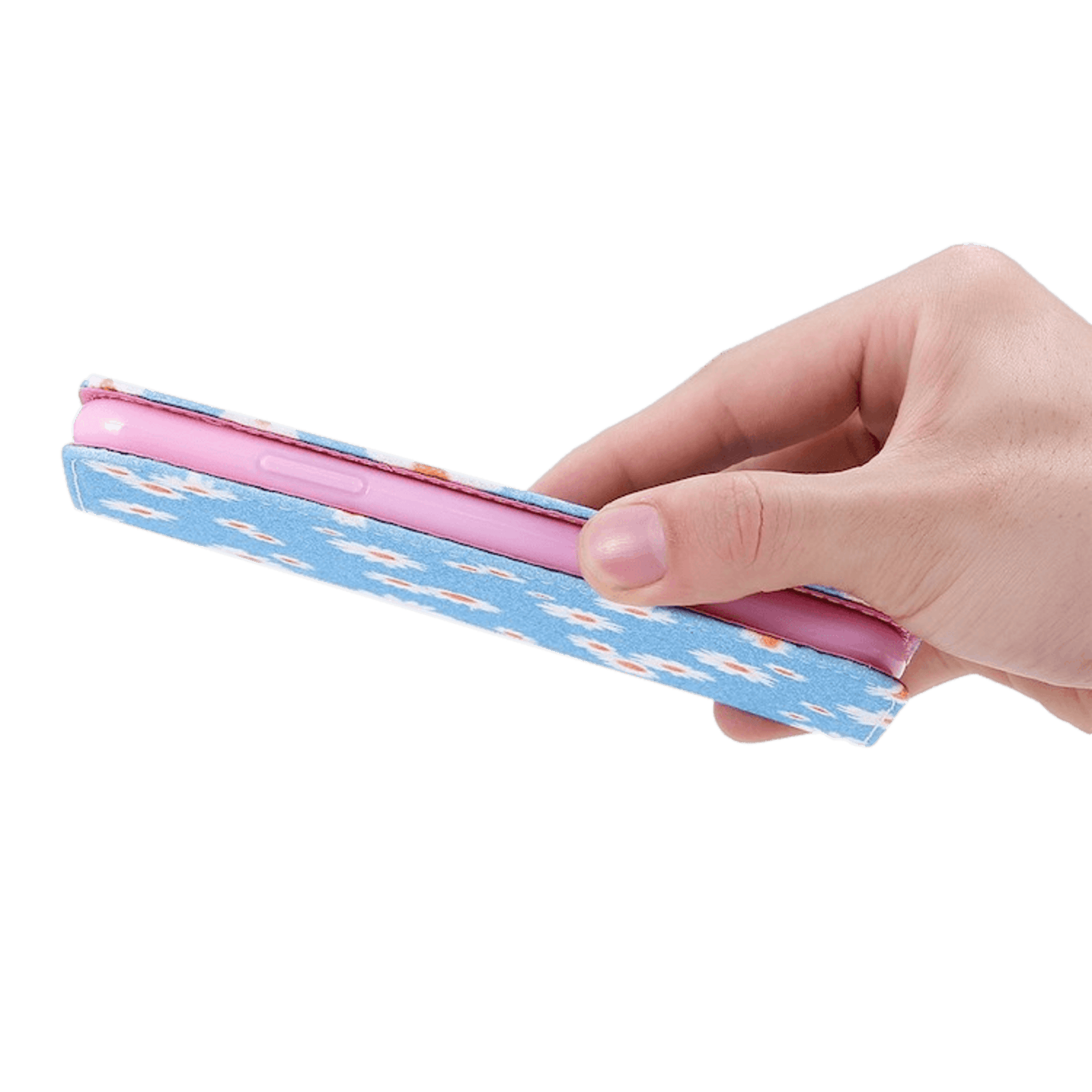 Comfycase Samsung Galaxy S20 Daisy Hoesje Blauw