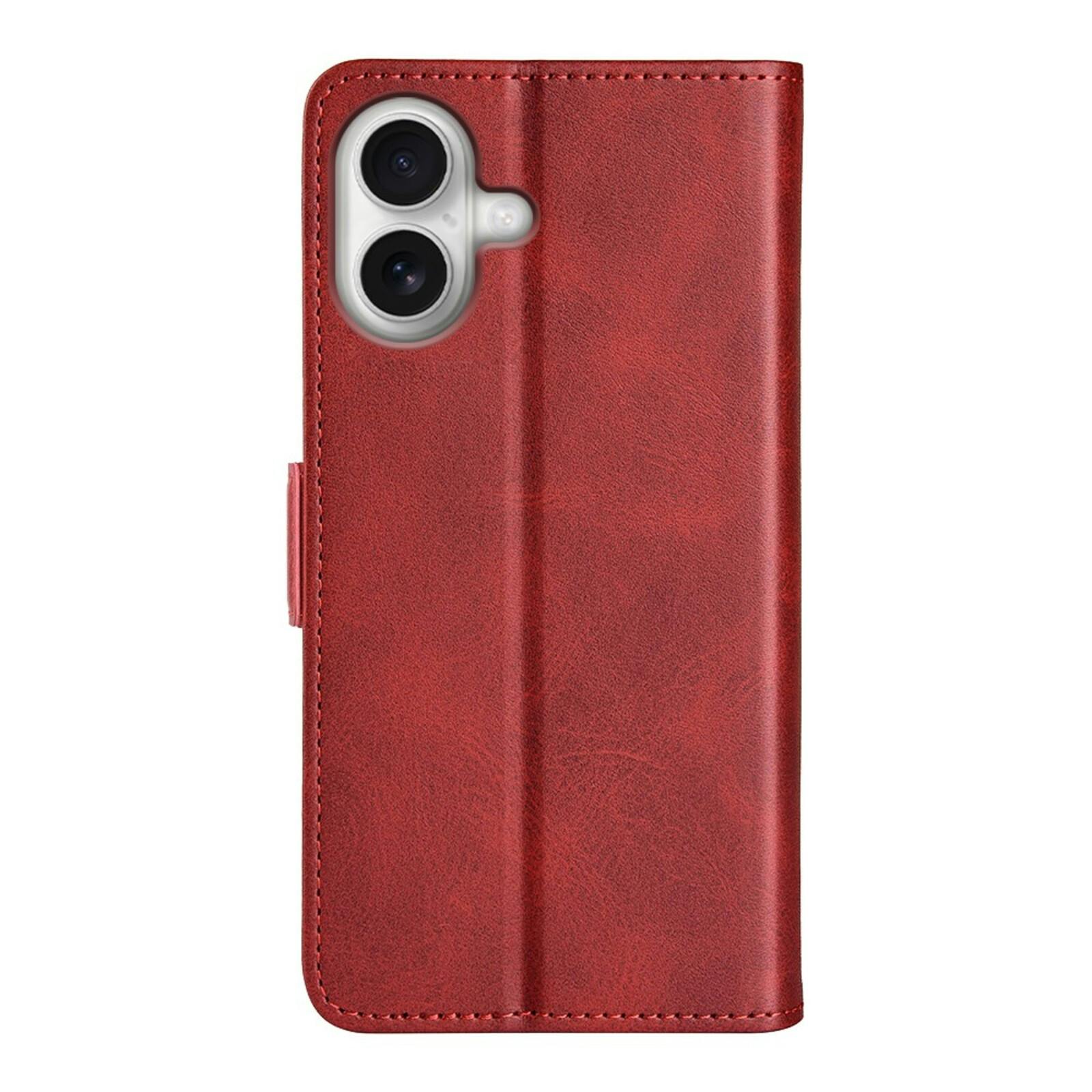 Comfycase Apple iPhone 17 Bookcase Hoesje Rood