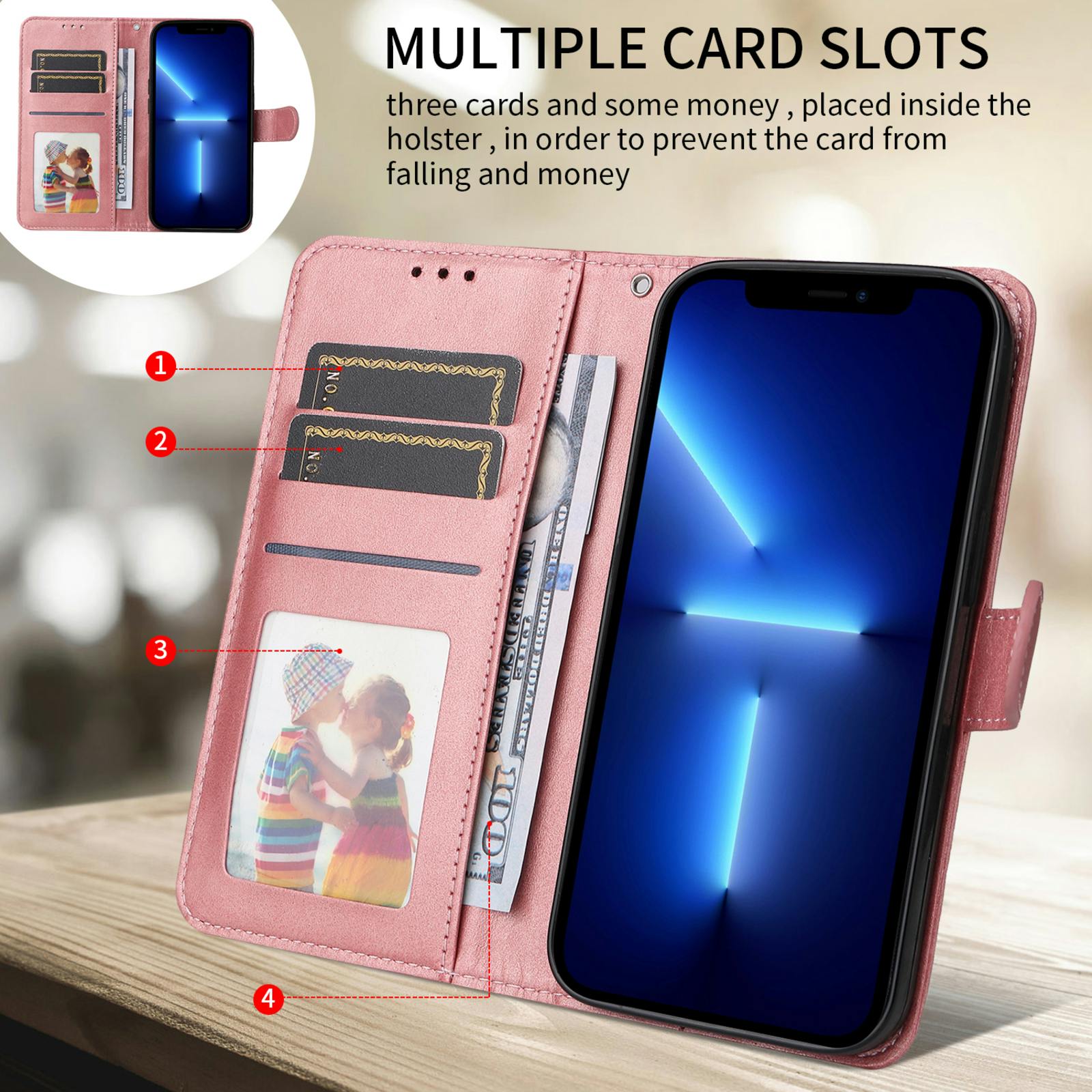 Comfycase OPPO Reno16 (Pro) 5G Bookcase Roze