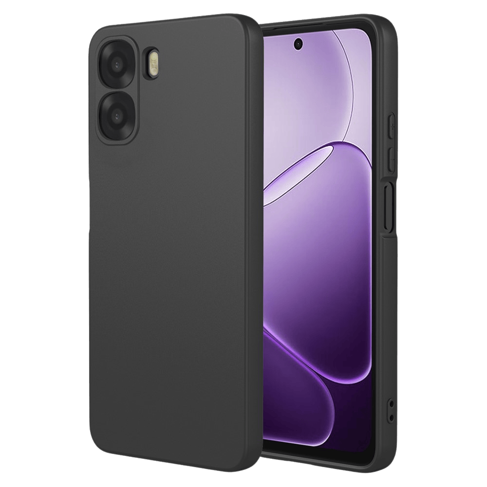 Mocaa OPPO A6x Siliconen Hoesje Zwart