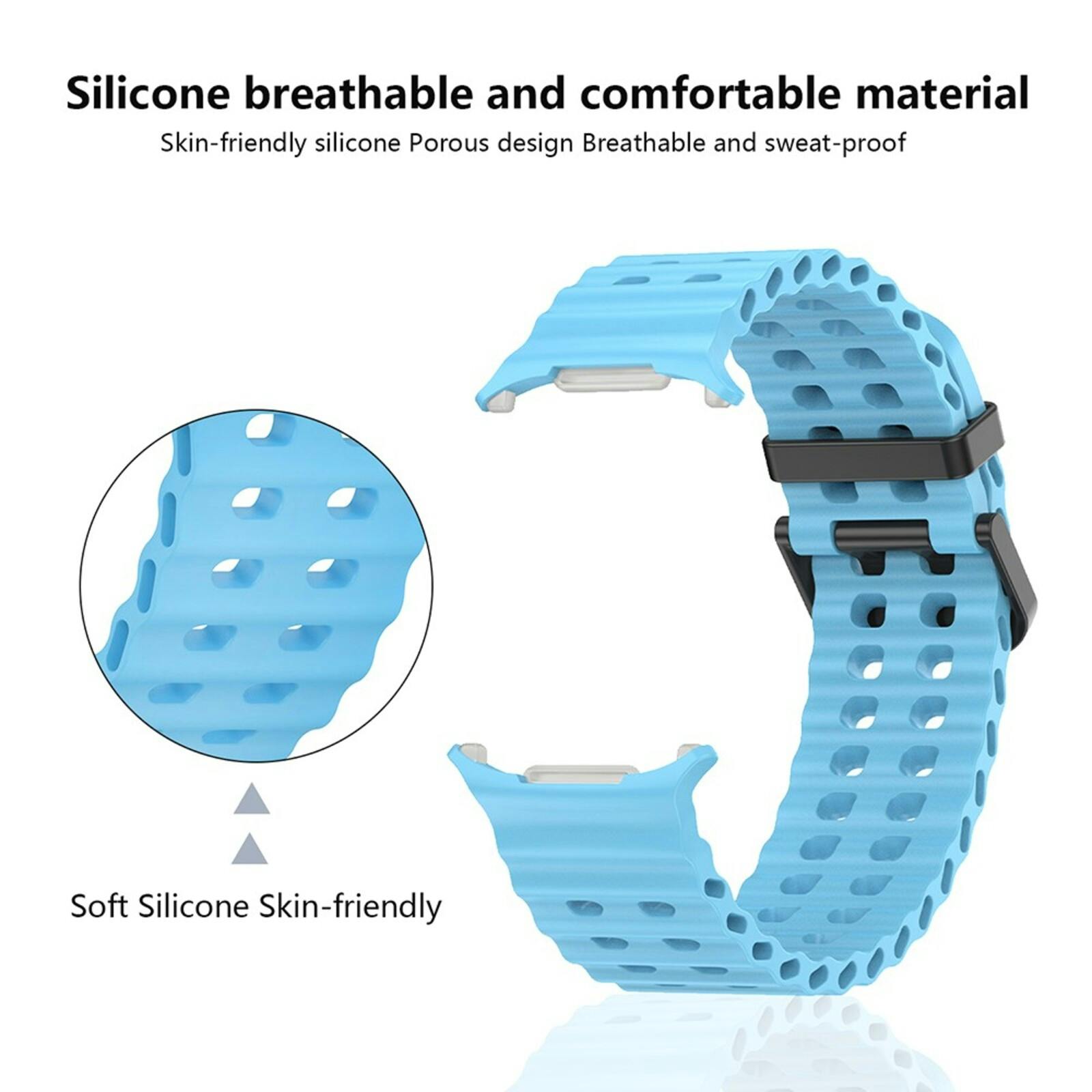 Kalebol Samsung Galaxy Watch Ultra Wave Bandje Oranje