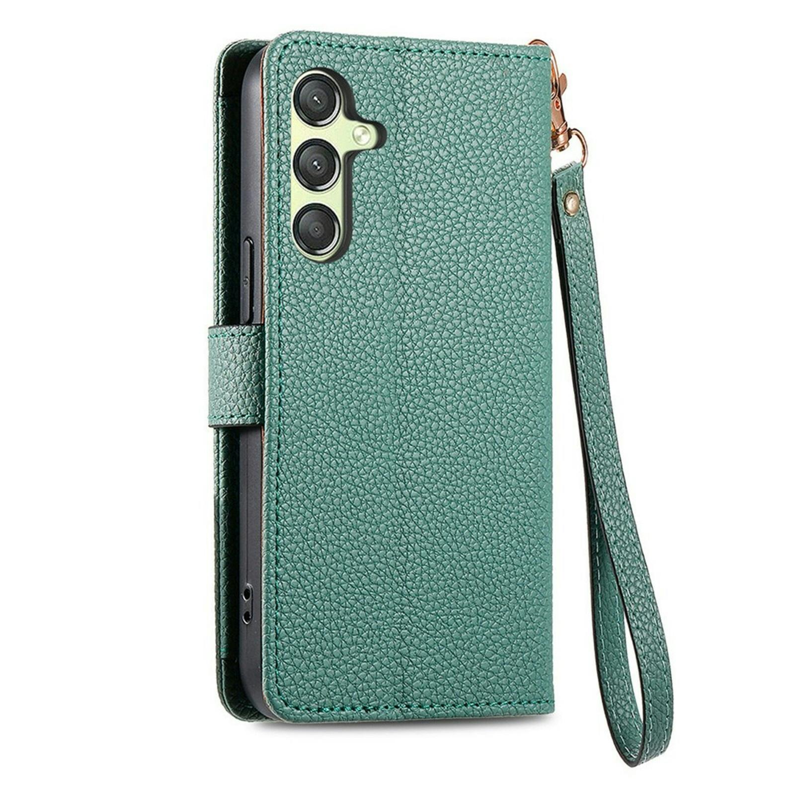 Mocaa Samsung Galaxy A25 Love Heart Wallet Hoesje Groen