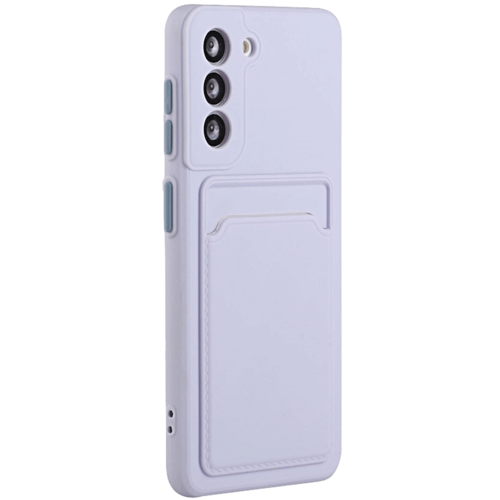 CaseBody Samsung Galaxy S21 Telefoonhoesje met Kaarthouder Paars