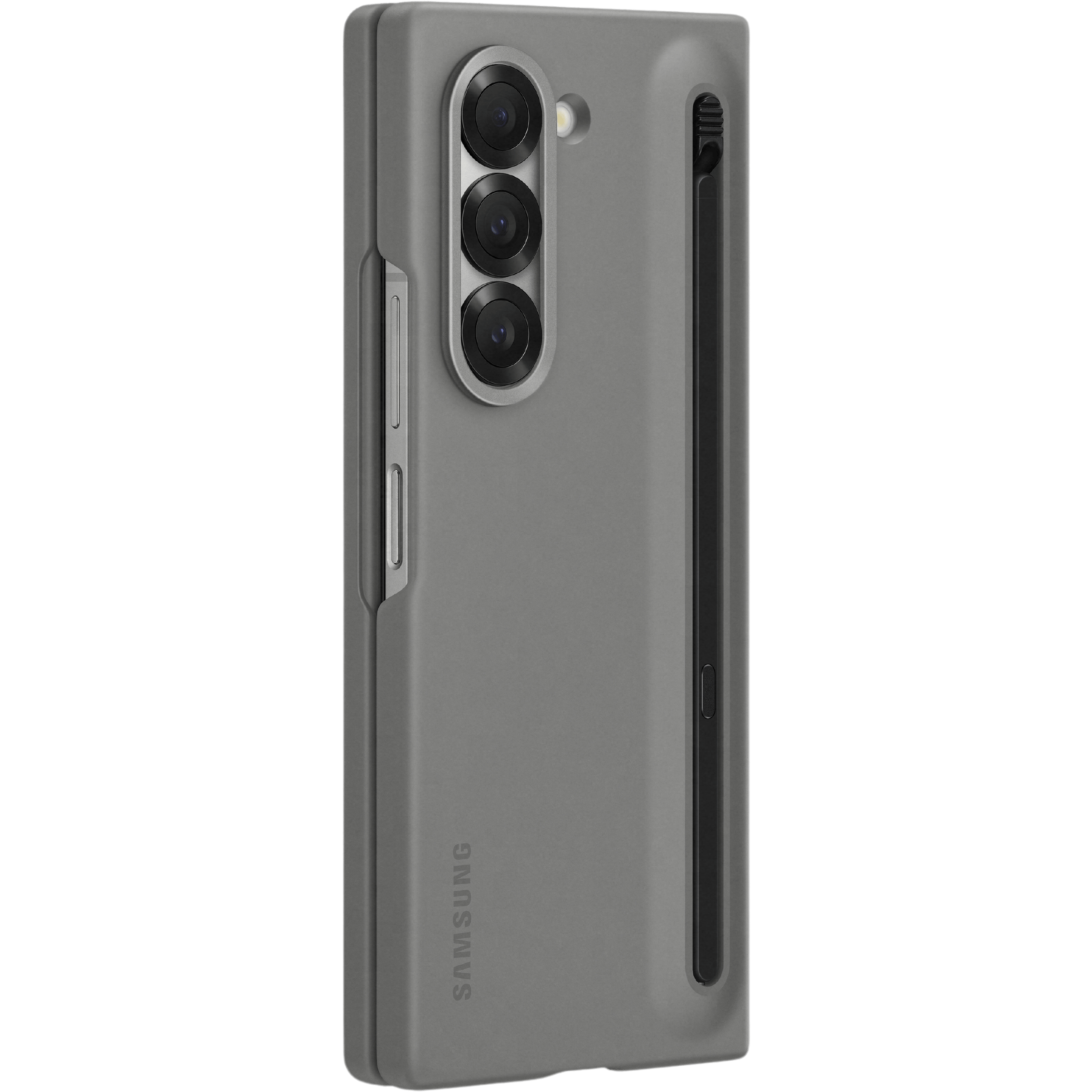 Samsung Galaxy Z Fold6 S Pen Hoesje Grijs - Zijkant