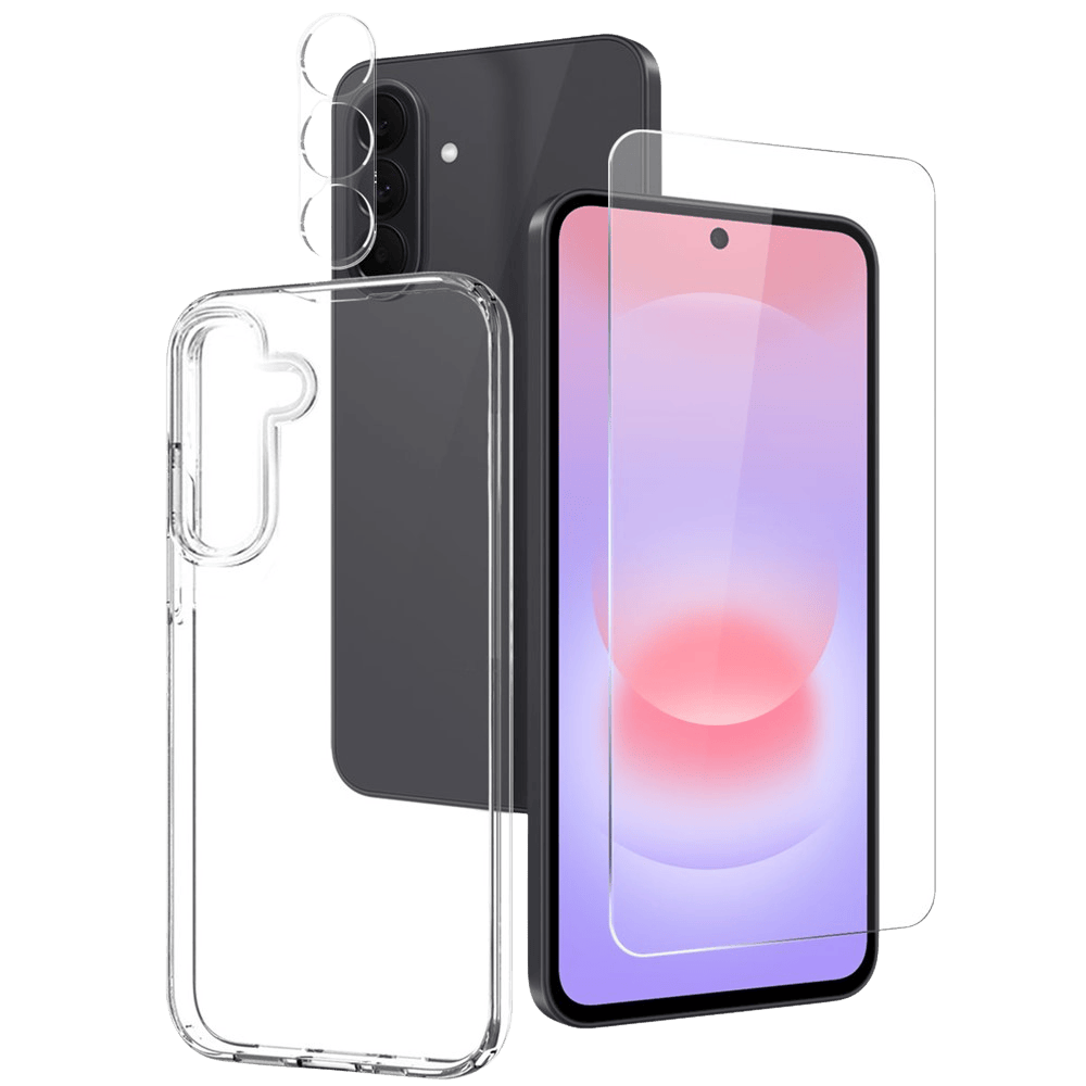 Northjo Samsung Galaxy A27 All-in-One Protection Pack Transparant