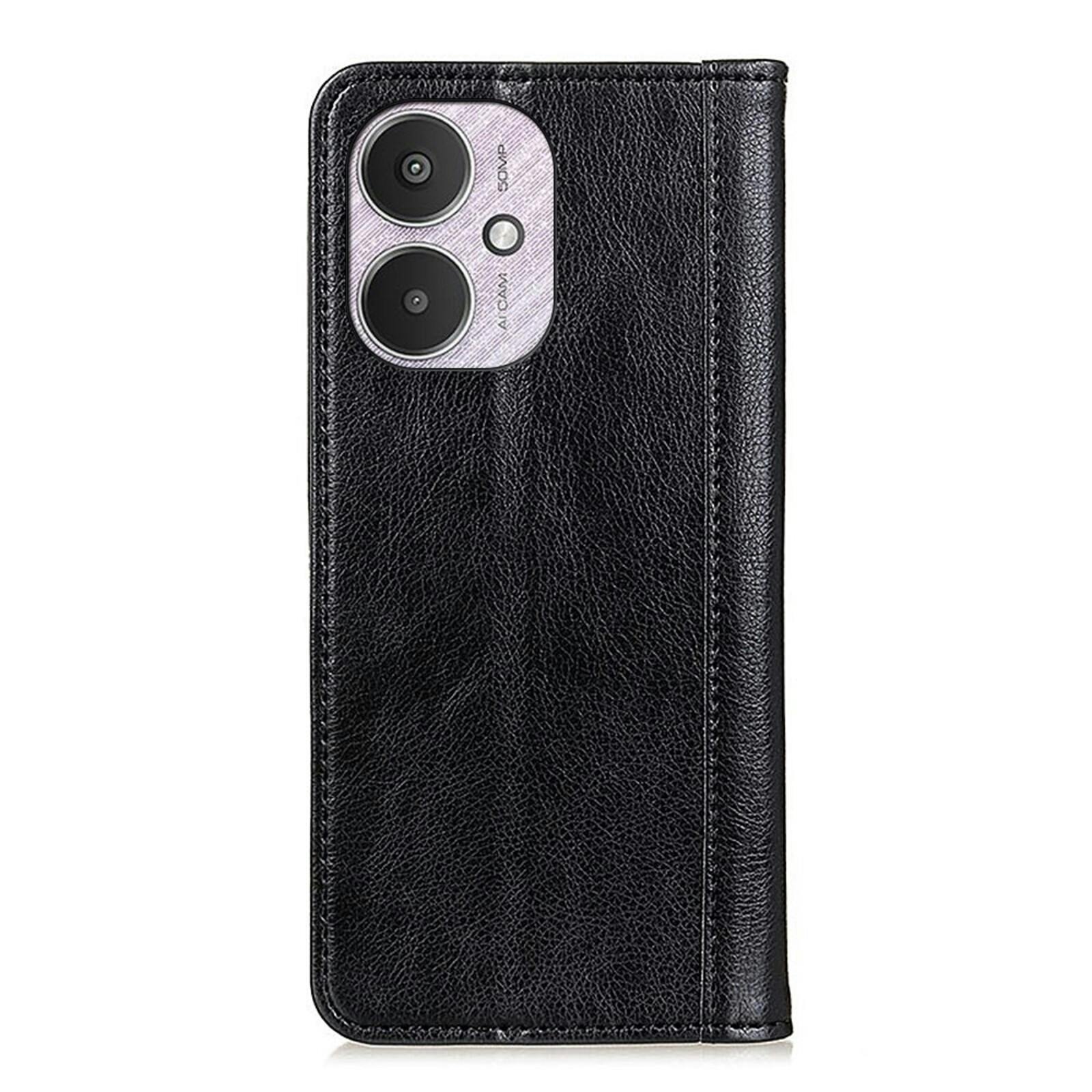 Comfycase Redmi 13C Leren Portemonnee Hoesje Zwart