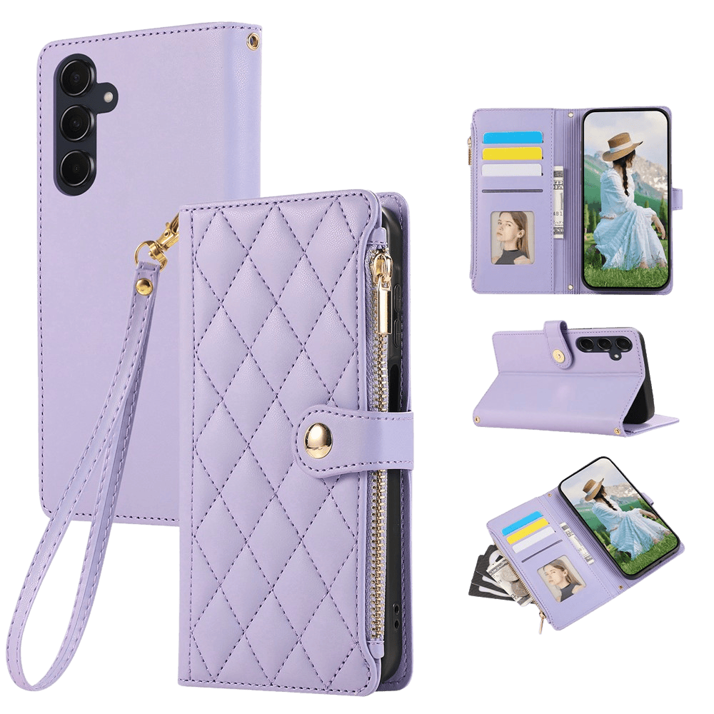TwoTone Samsung Galaxy A57 Wallet Hoesje Paars