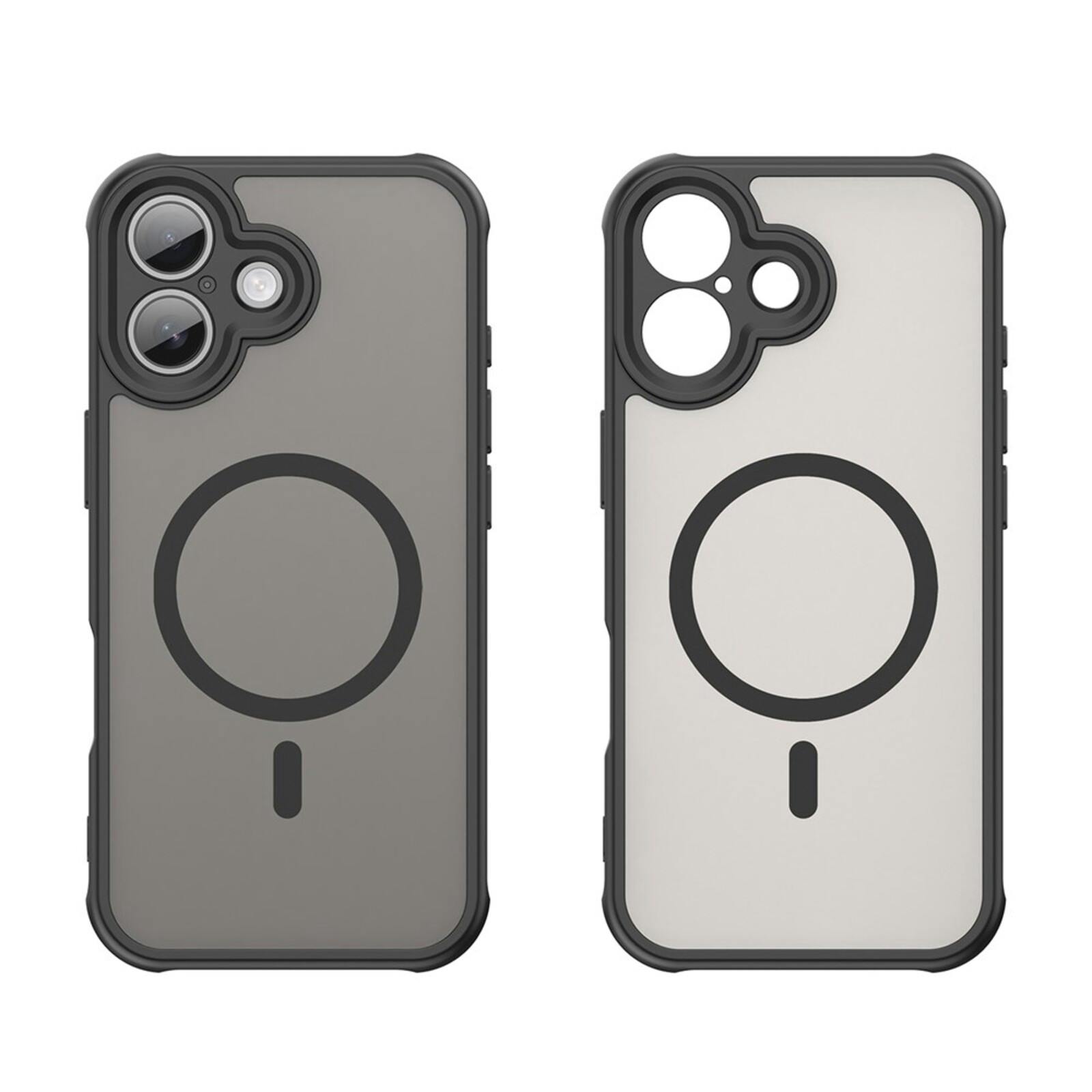 Mocaa Apple iPhone 17 Slim Anti-Shock MagSafe Hoesje Zwart