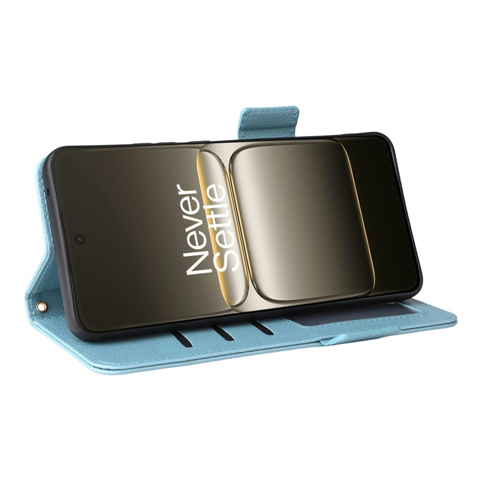 Comfycase OnePlus Nord CE5 Book Case met Koord Blauw