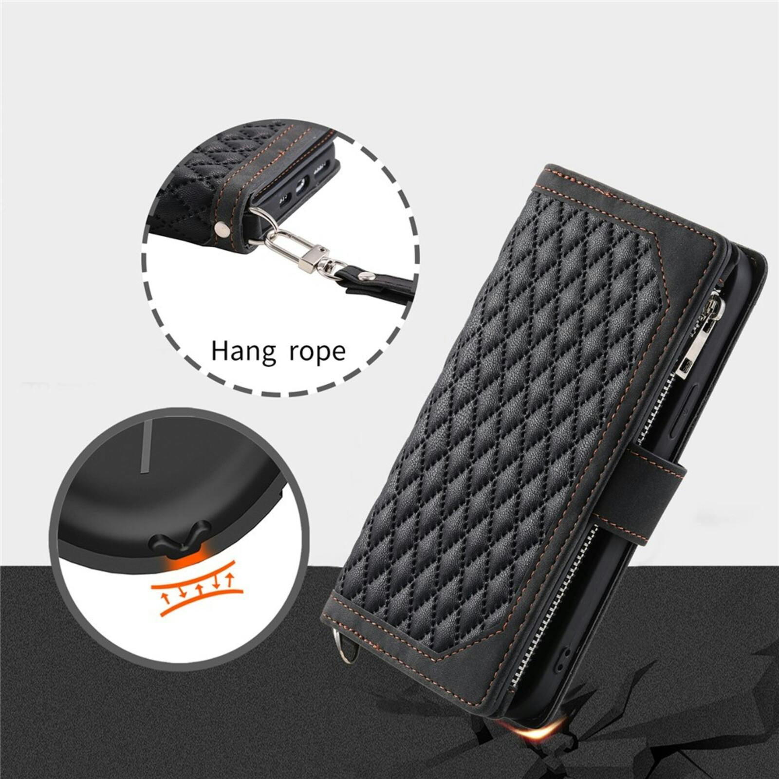 TwoTone Samsung Galaxy A57 Wallet Hoesje Zwart