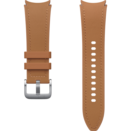 Samsung Galaxy Watch6 Leren Horlogeband Bruin - Voorkant