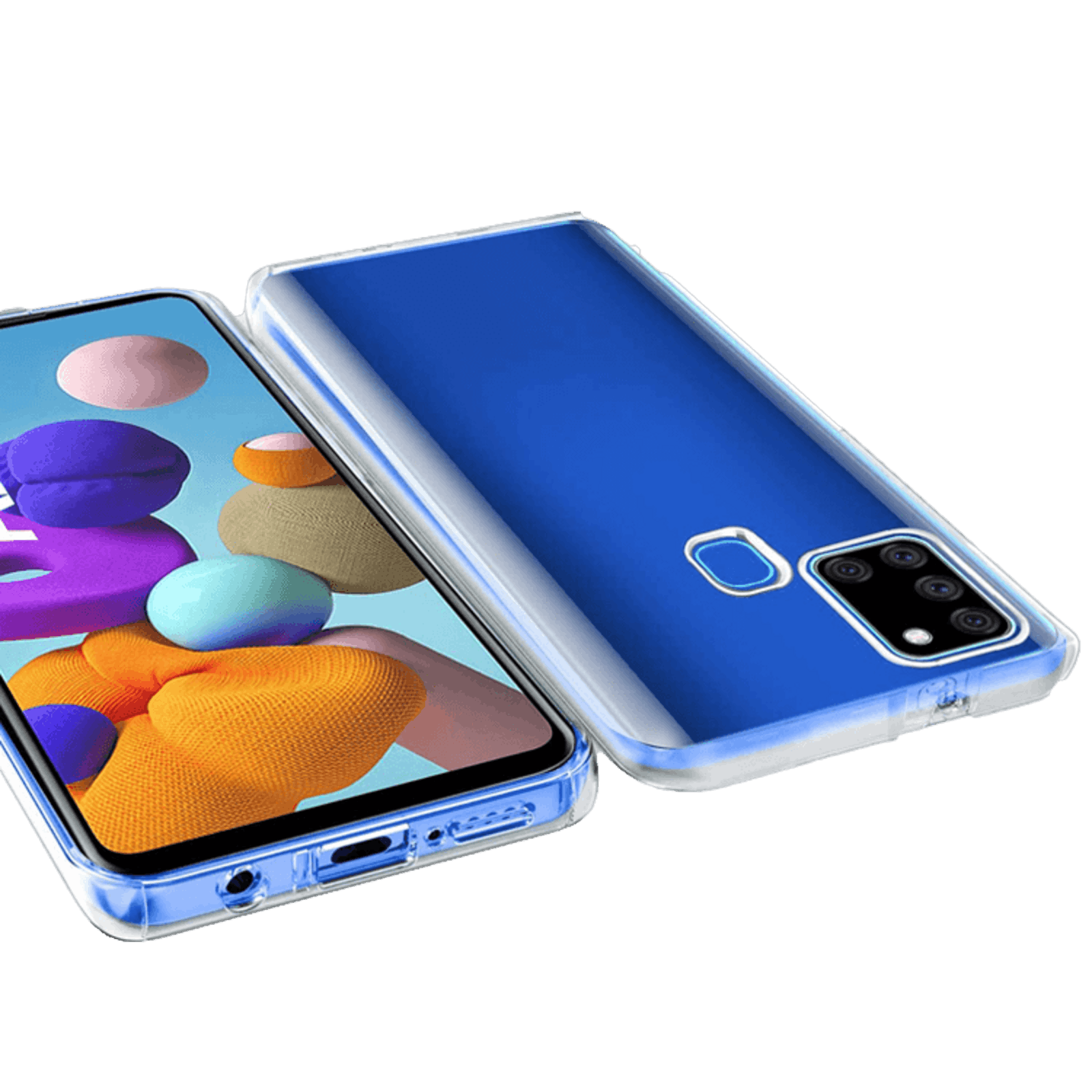 Mocaa Samsung Galaxy A21s Full Body Beschermhoes Transparant