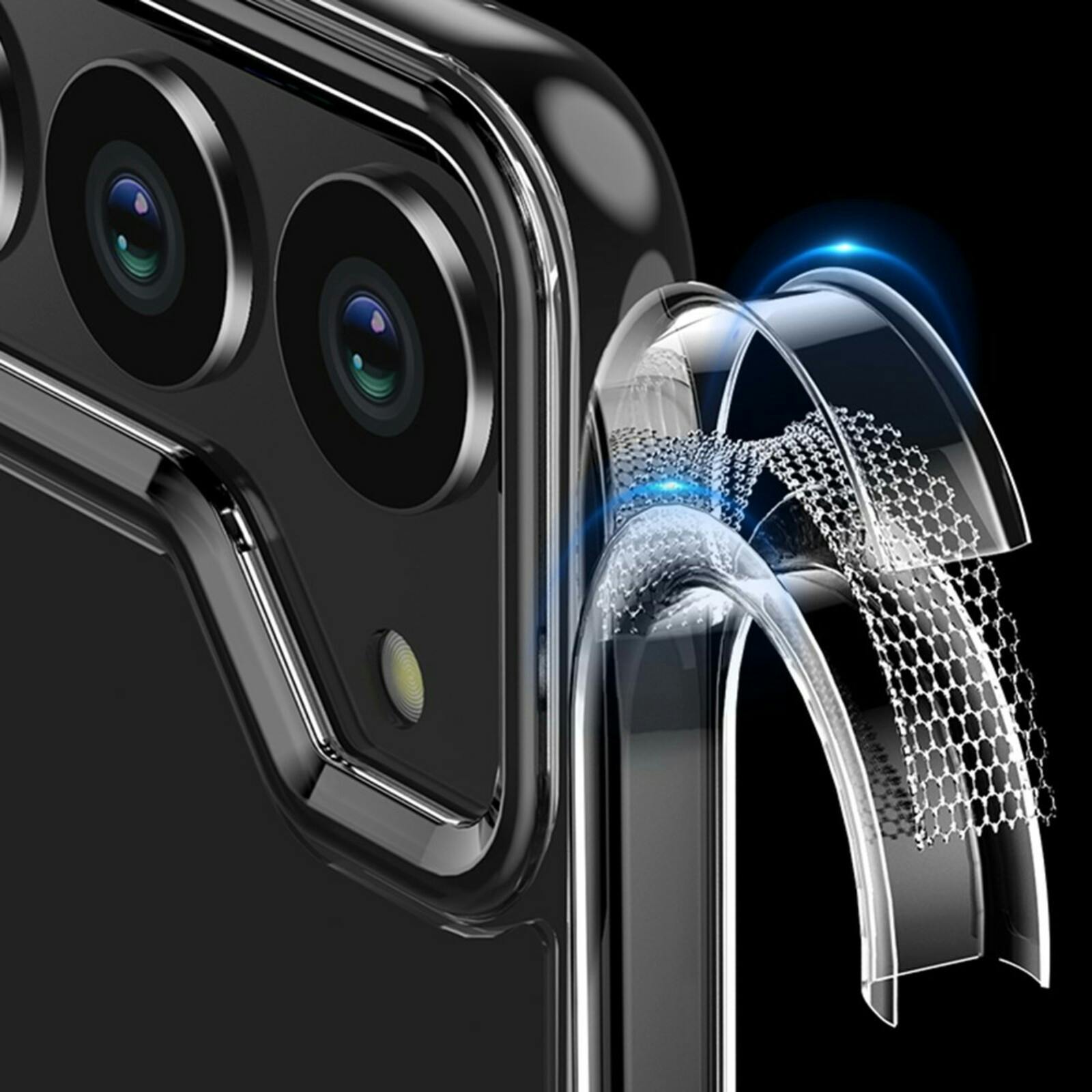 CaseBody Samsung S23 Airbag Schokbestendig Hoesje Zwart