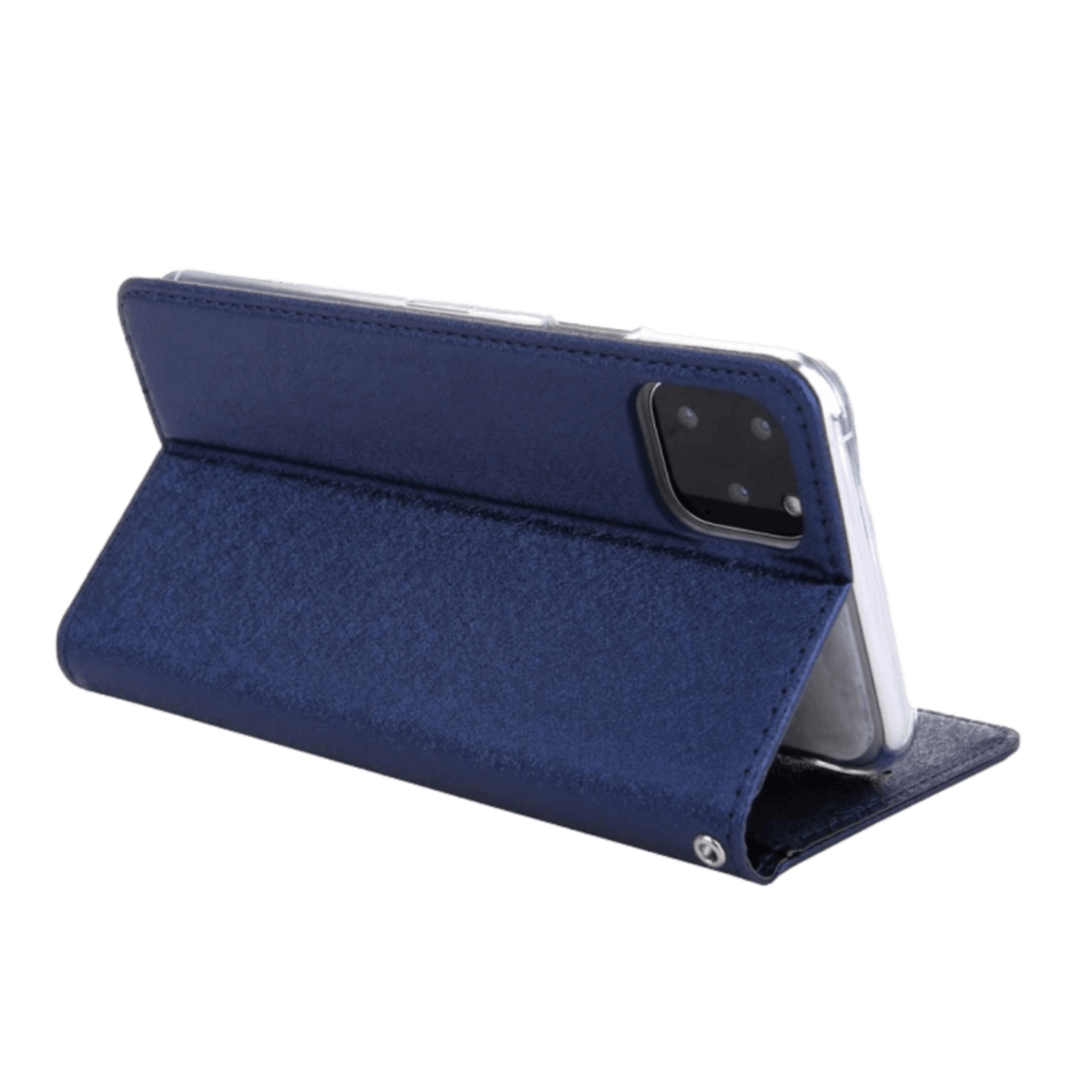 CMAI2 iPhone 12 Mini Silk Series Slank Bookcase Hoesje Blauw