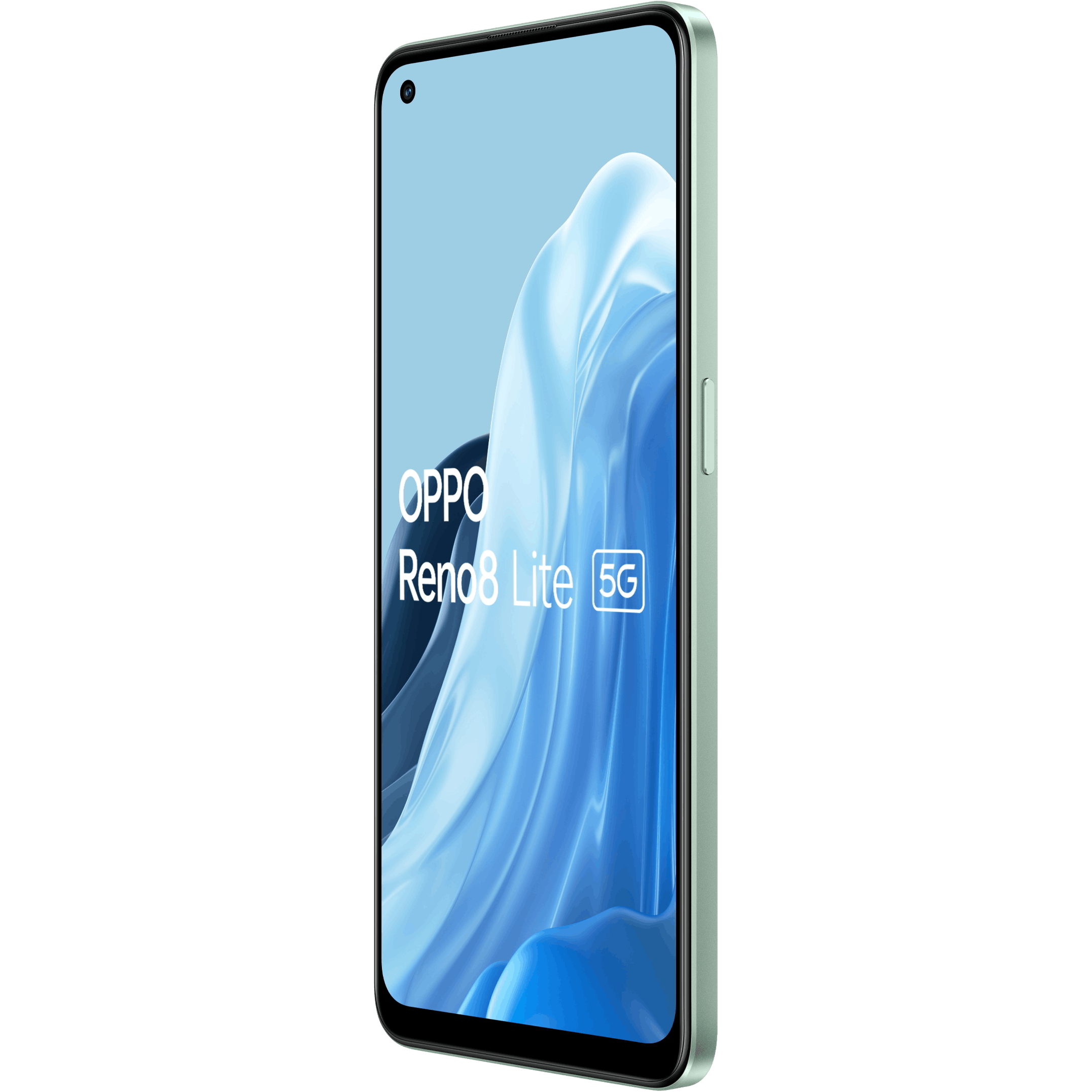 OPPO Reno8 Lite Rainbow - Aanzicht vanaf links