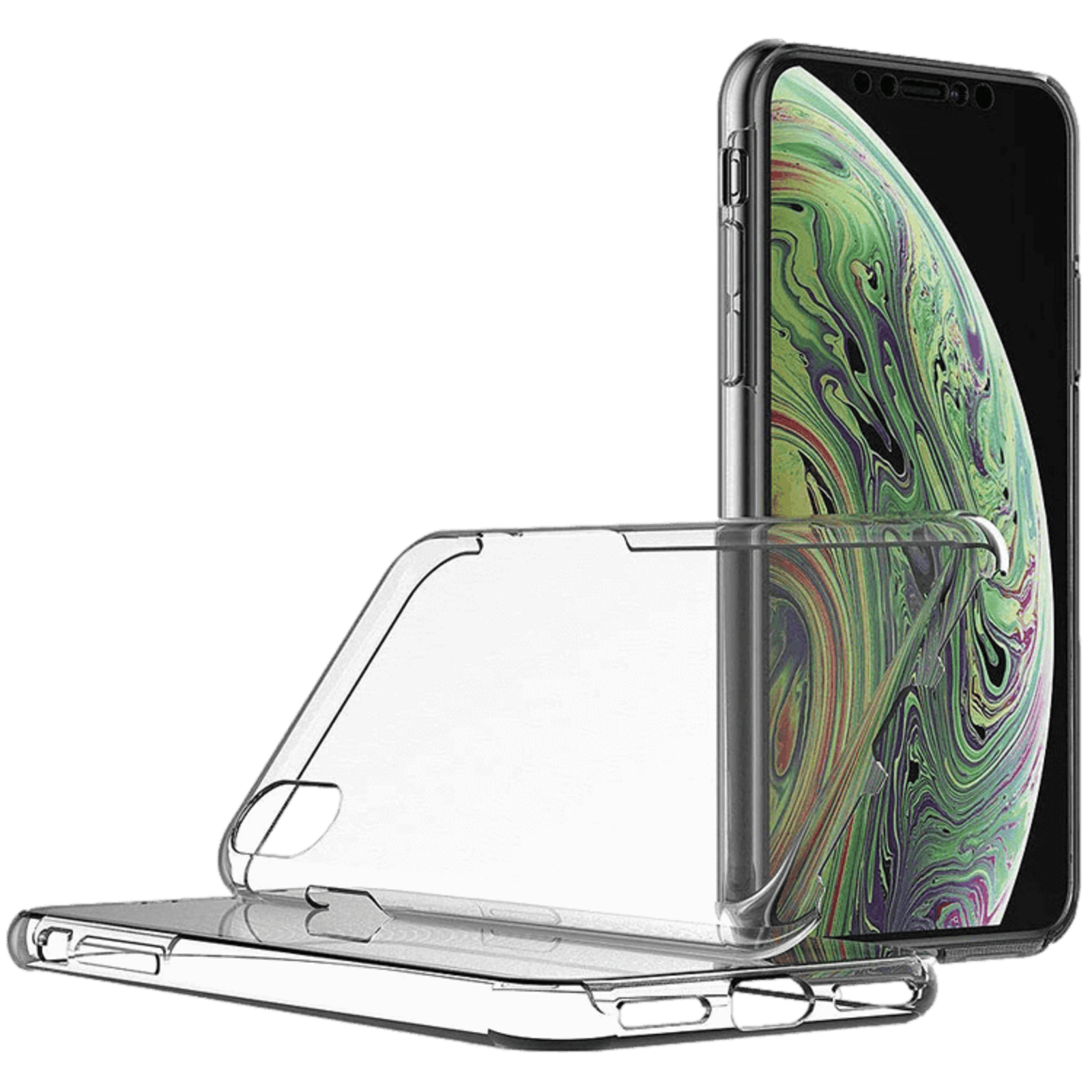 Mocaa iPhone Xs / X Full Body Beschermhoes Transparant