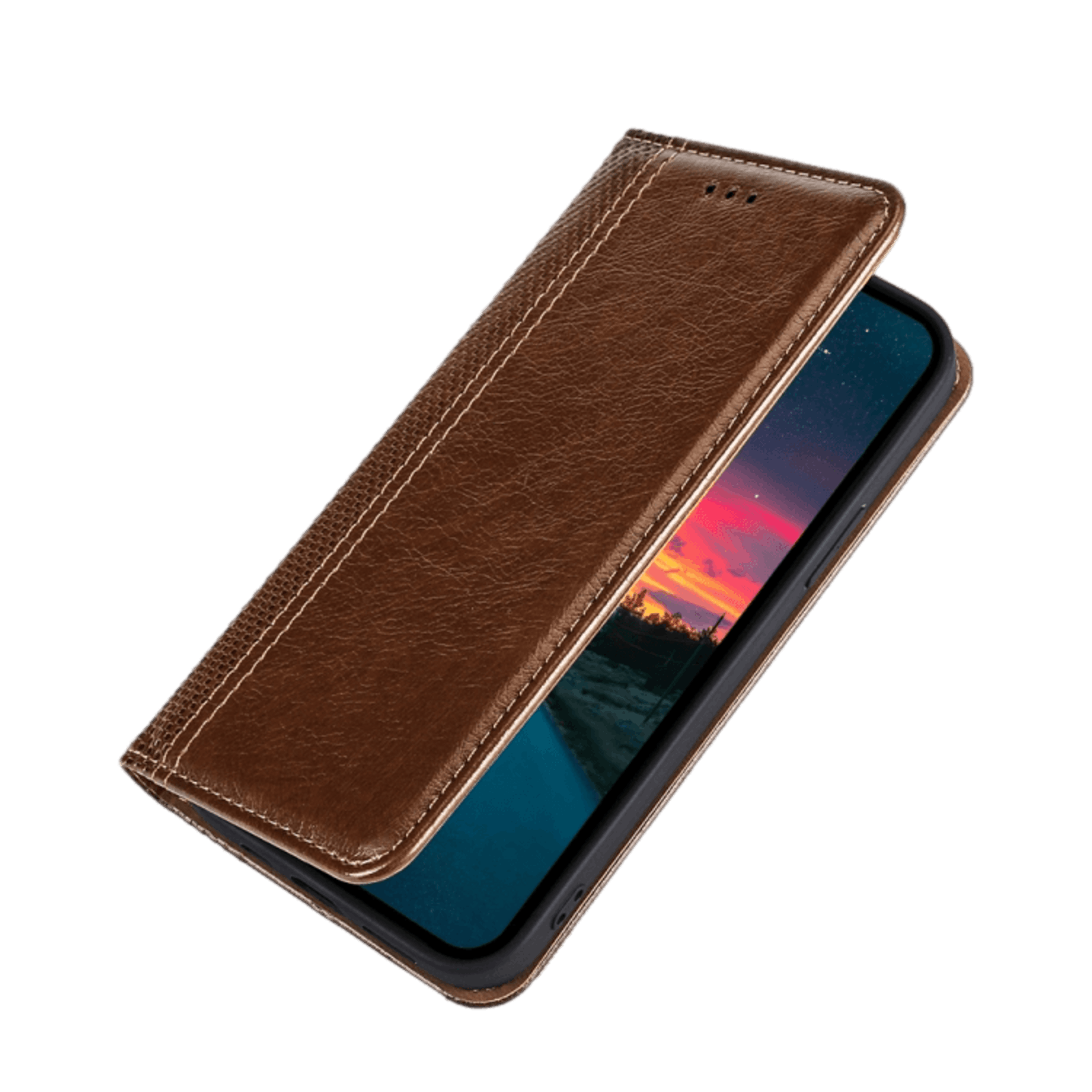 CaseBody OnePlus Nord 2T Retro Hoesje met Pasruimte Bruin