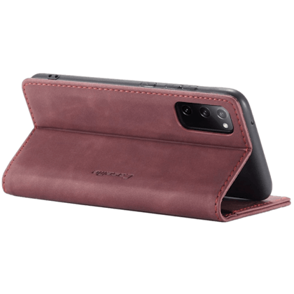 Caseme Samsung Galaxy S20 FE Business Wallet Bookcase Hoesje Rood