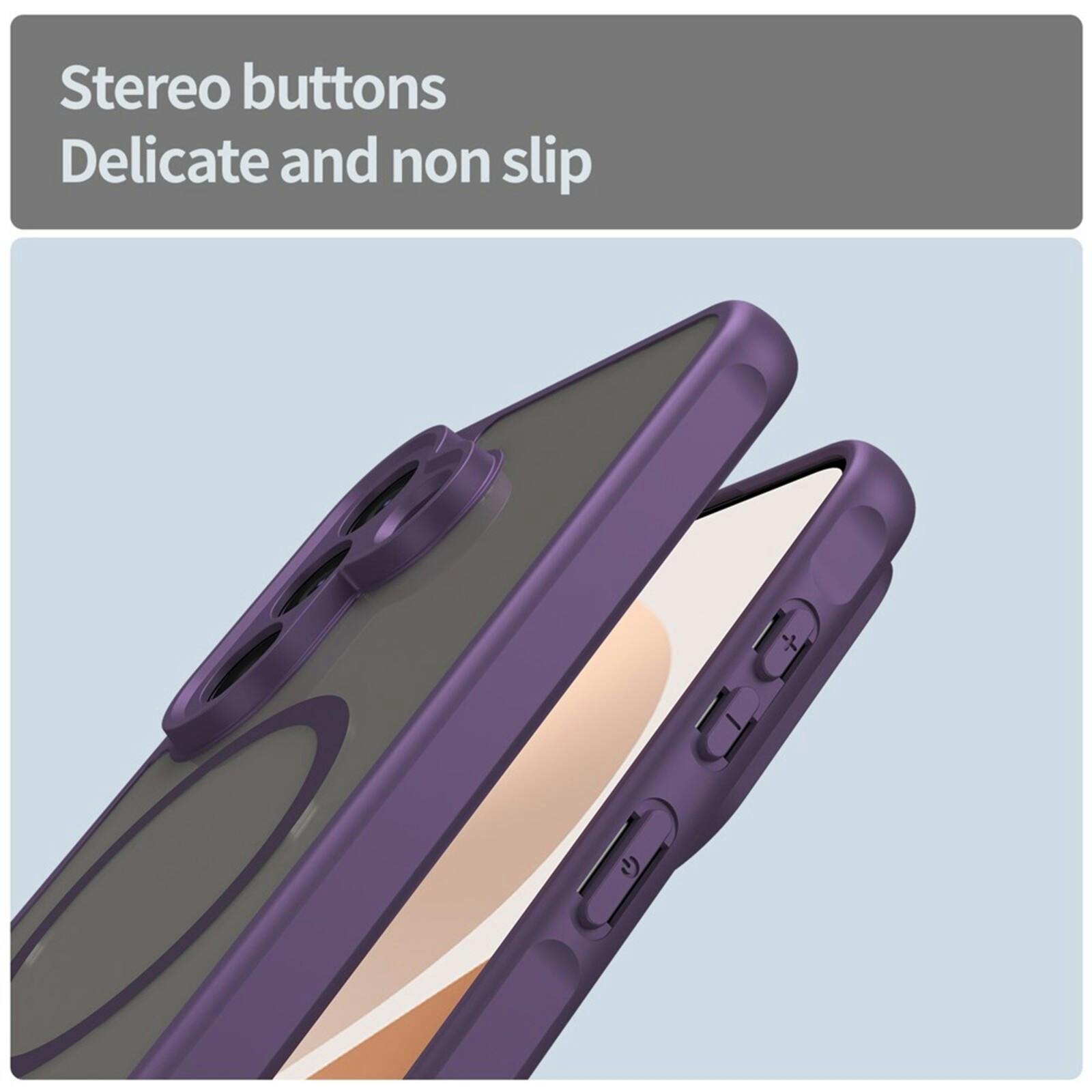 CaseBody Samsung Galaxy A57 Magnetic Case Paars