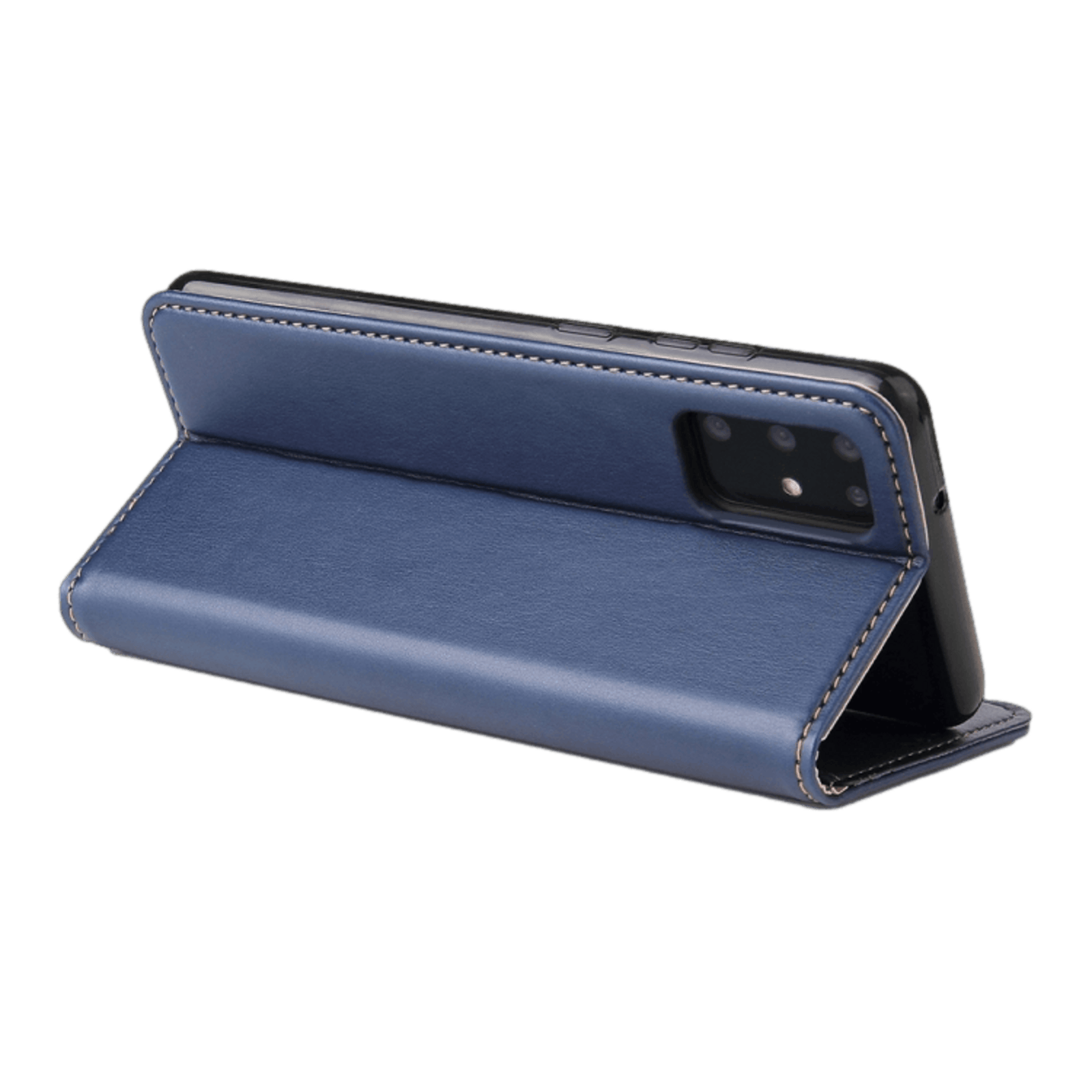 Fierre Shann Samsung Galaxy S20 Slim Wallet Hoesje Blauw