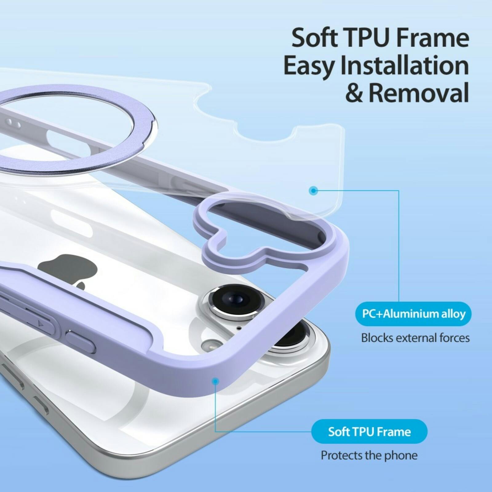 DUX DUCIS Apple iPhone 16 Skin X Pro Hoesje Paars