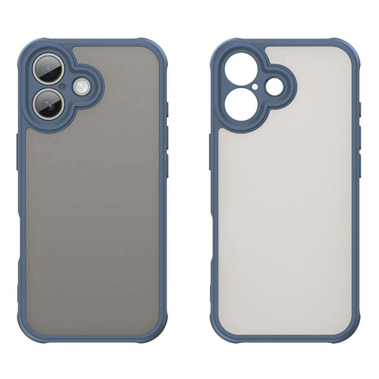 Mocaa Apple iPhone 17 Slim Anti-Shock Hoesje Blauw