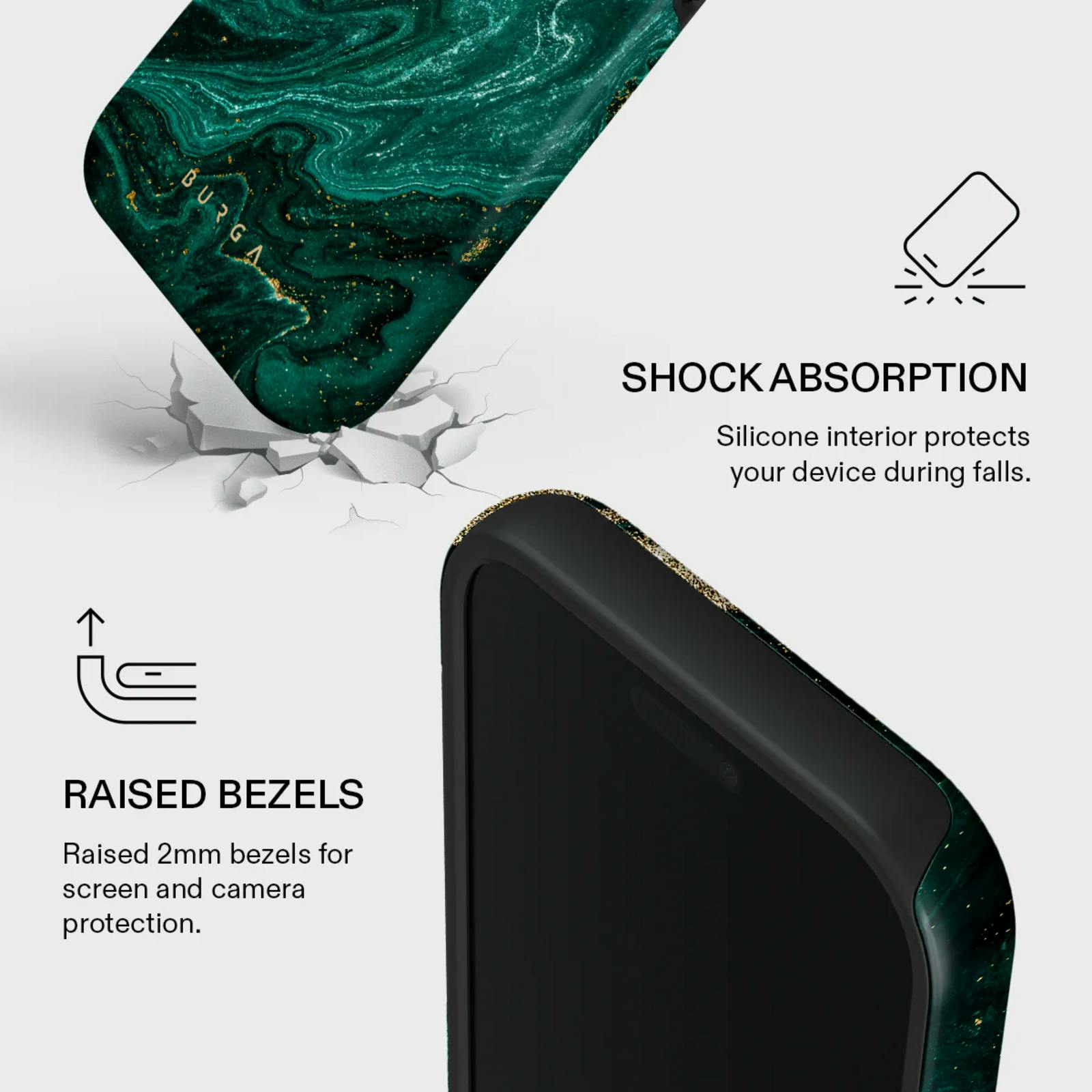 Burga iPhone 17 Pro MagSafe Case Emerald Pool