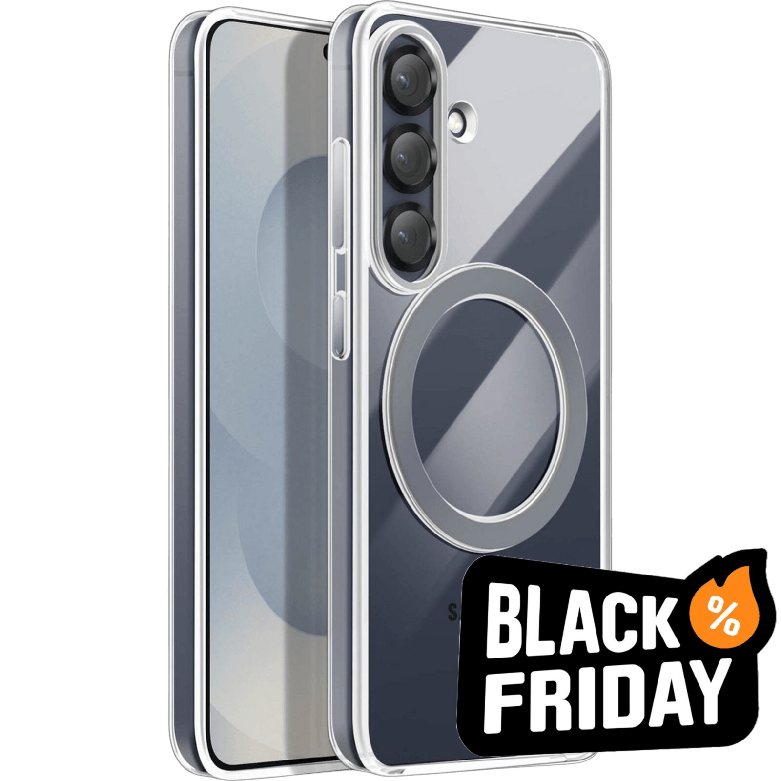 Samsung Galaxy S25 FE Clear Magnet Case