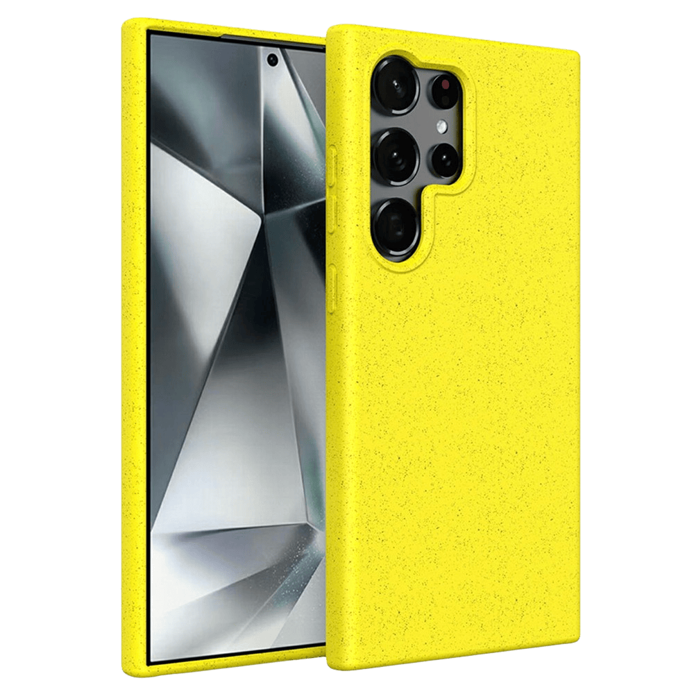 Mocaa Samsung Galaxy S26 Ultra Bio Beschermhoesje Geel