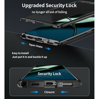 Mocaa OnePlus 12 Magnetisch Full Protection Hoesje Zwart