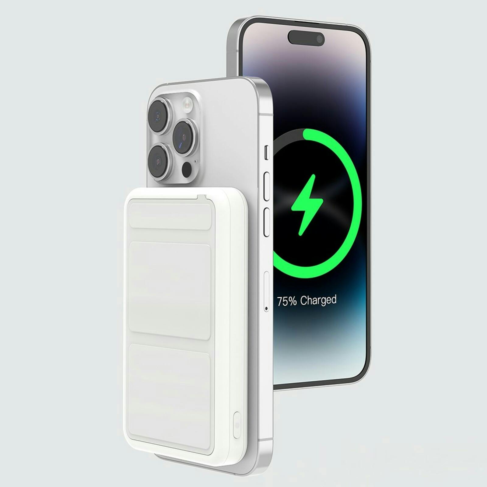 Benwis Slick 22.5W 10.000mAh MagSafe Powerbank Wit 10.000 mAh