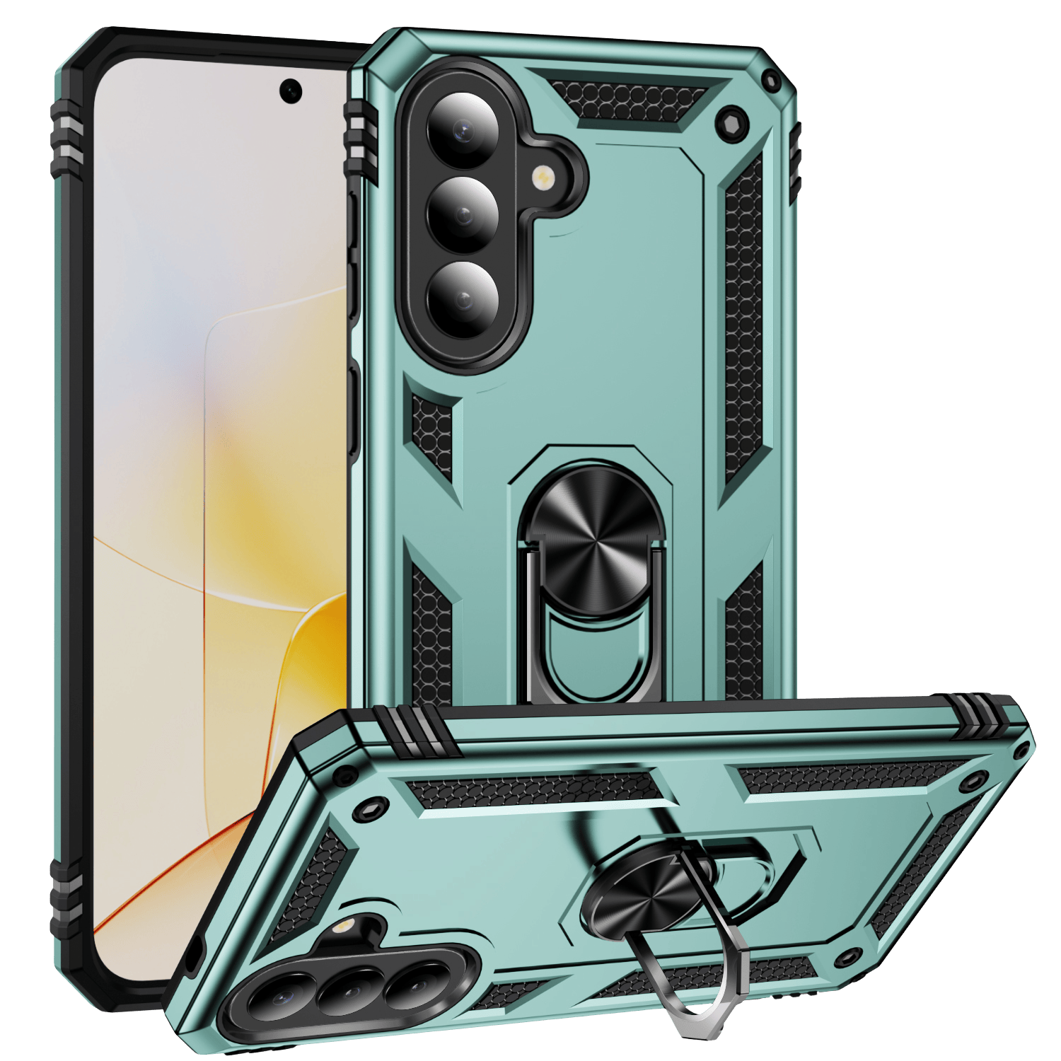 CaseBody Samsung Galaxy A37 Shield Case Groen