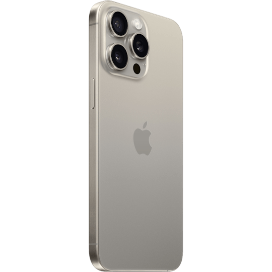 Apple iPhone 15 Pro Max Natural Titanium - Zijkant